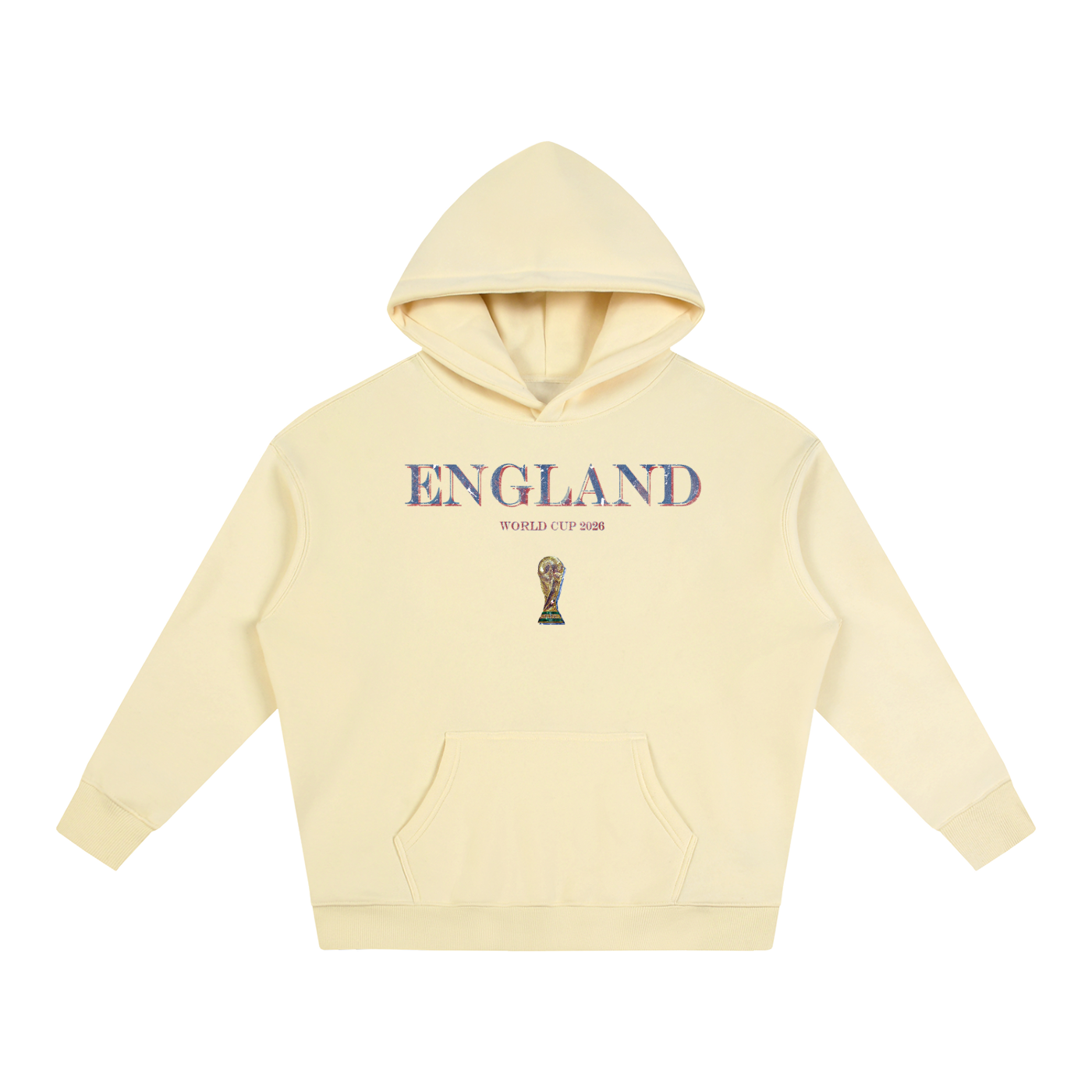 Vintage England World Cup Oversize Fleeced Hoodie