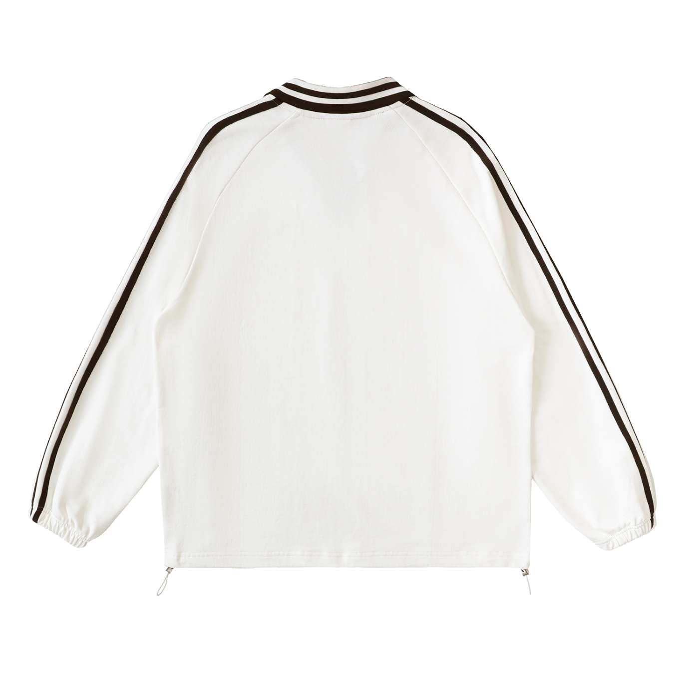 Vintage Spain World Cup Contrast Striped Lapel Collar Sweatshirt
