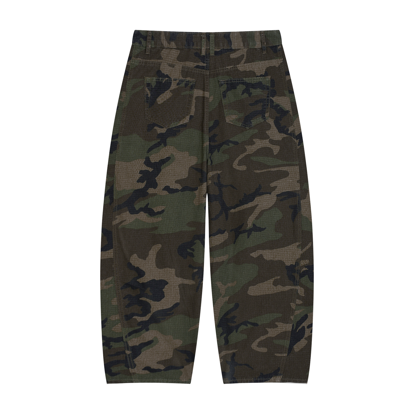 Graphic Footy Men’s Camo Barrel Leg Cargo Pants