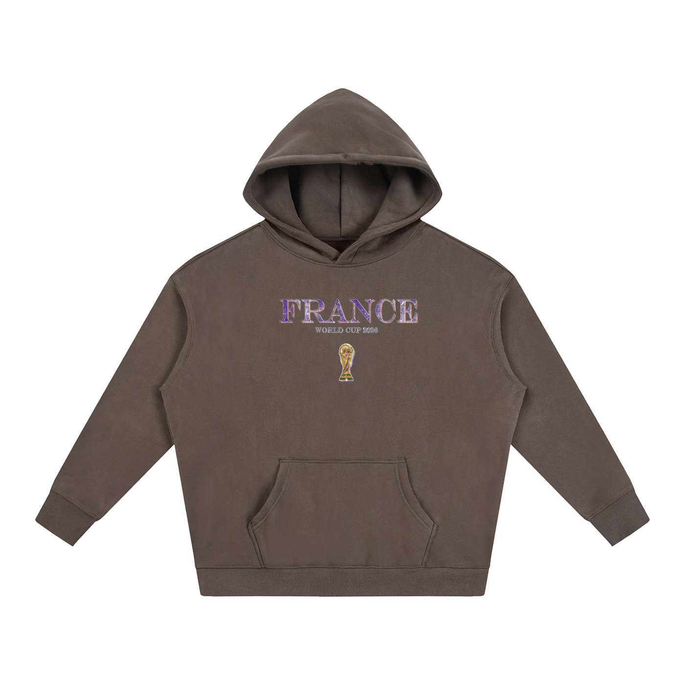 Vintage France World Cup Oversize Fleeced Hoodie