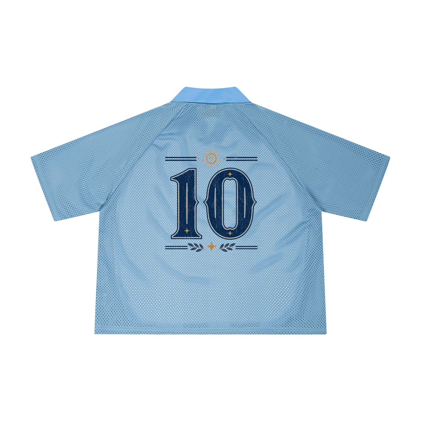Argentina Striped Mesh Boxy Soccer Jersey