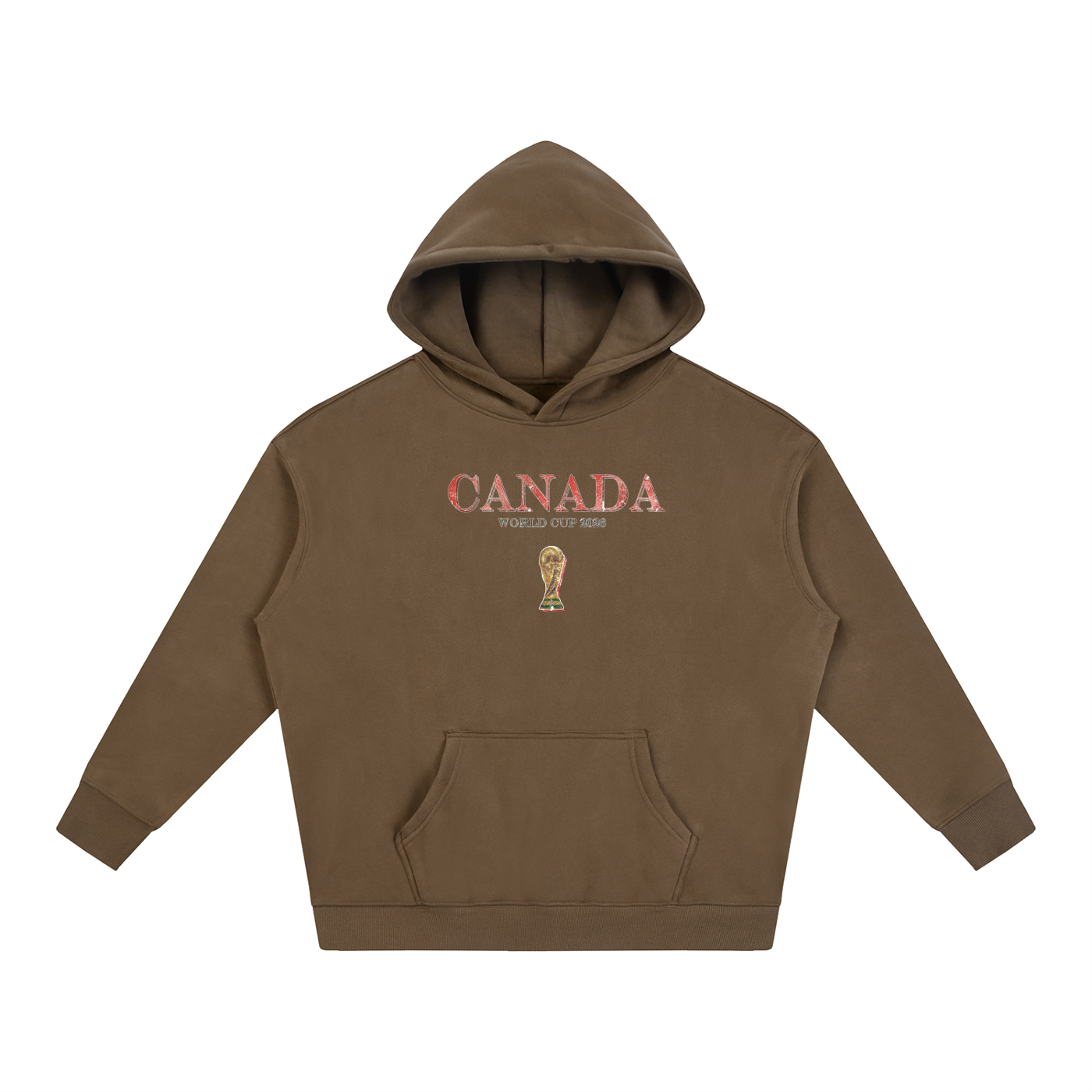 Vintage Canada World Cup Oversize Fleeced Hoodie