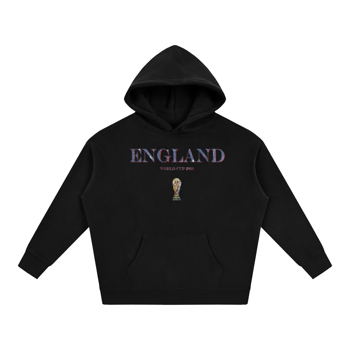 Vintage England World Cup Oversize Fleeced Hoodie