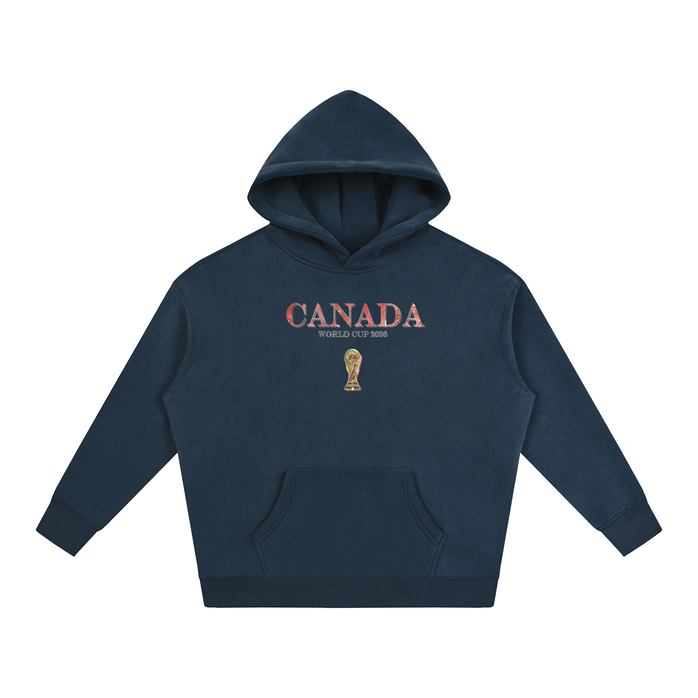 Vintage Canada World Cup Oversize Fleeced Hoodie