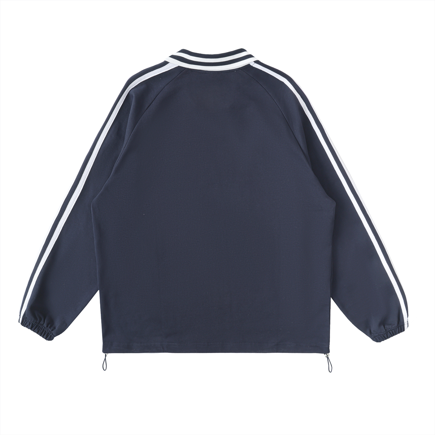 Vintage Portugal World Cup Contrast Striped Lapel Collar Sweatshirt