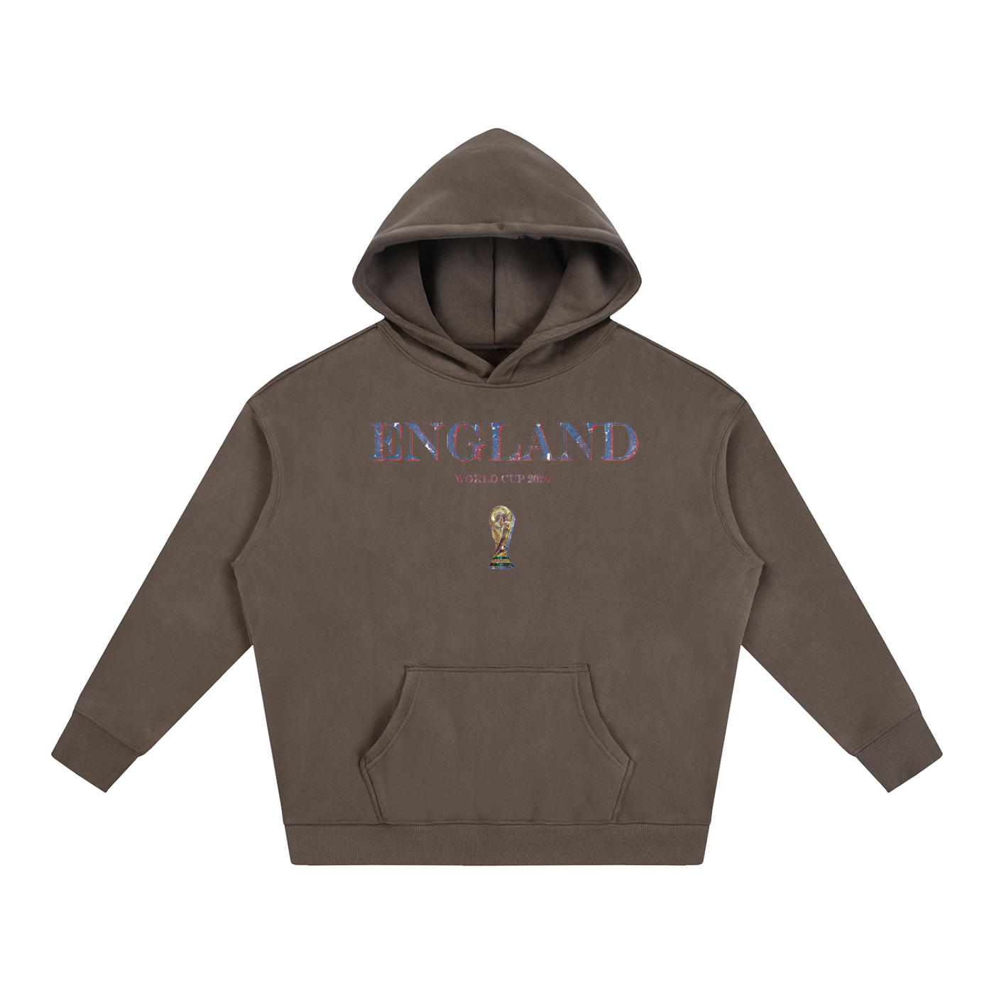 Vintage England World Cup Oversize Fleeced Hoodie