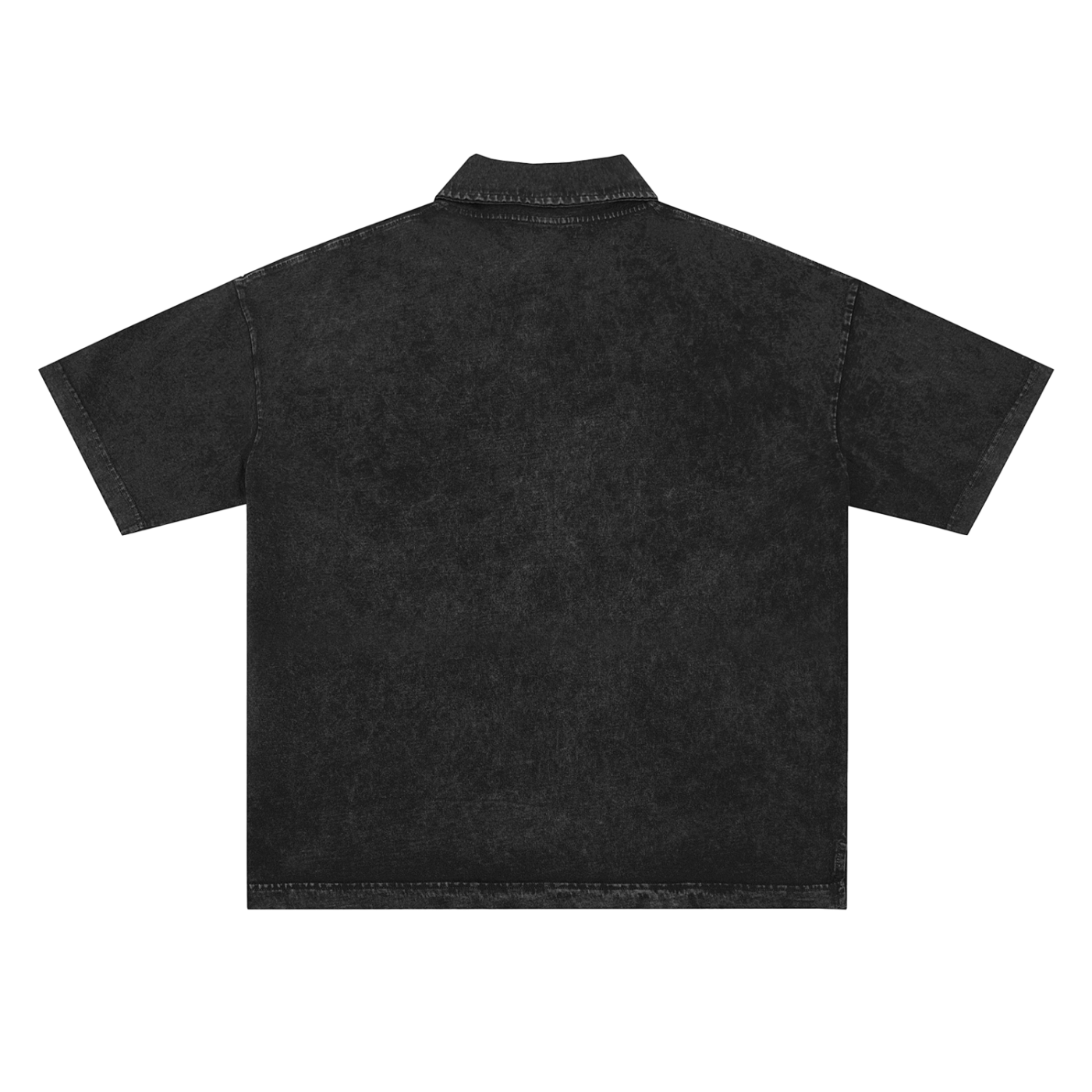 Graphic Footy Heavyweight Snow-Washed Polo T-Shirt