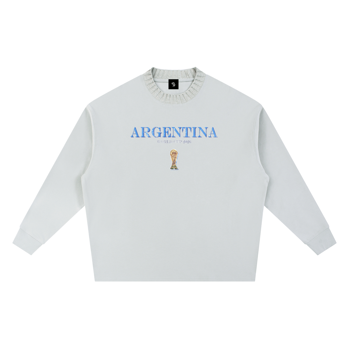 Argentina Knitted Round Neck Oversize Sweatshirt