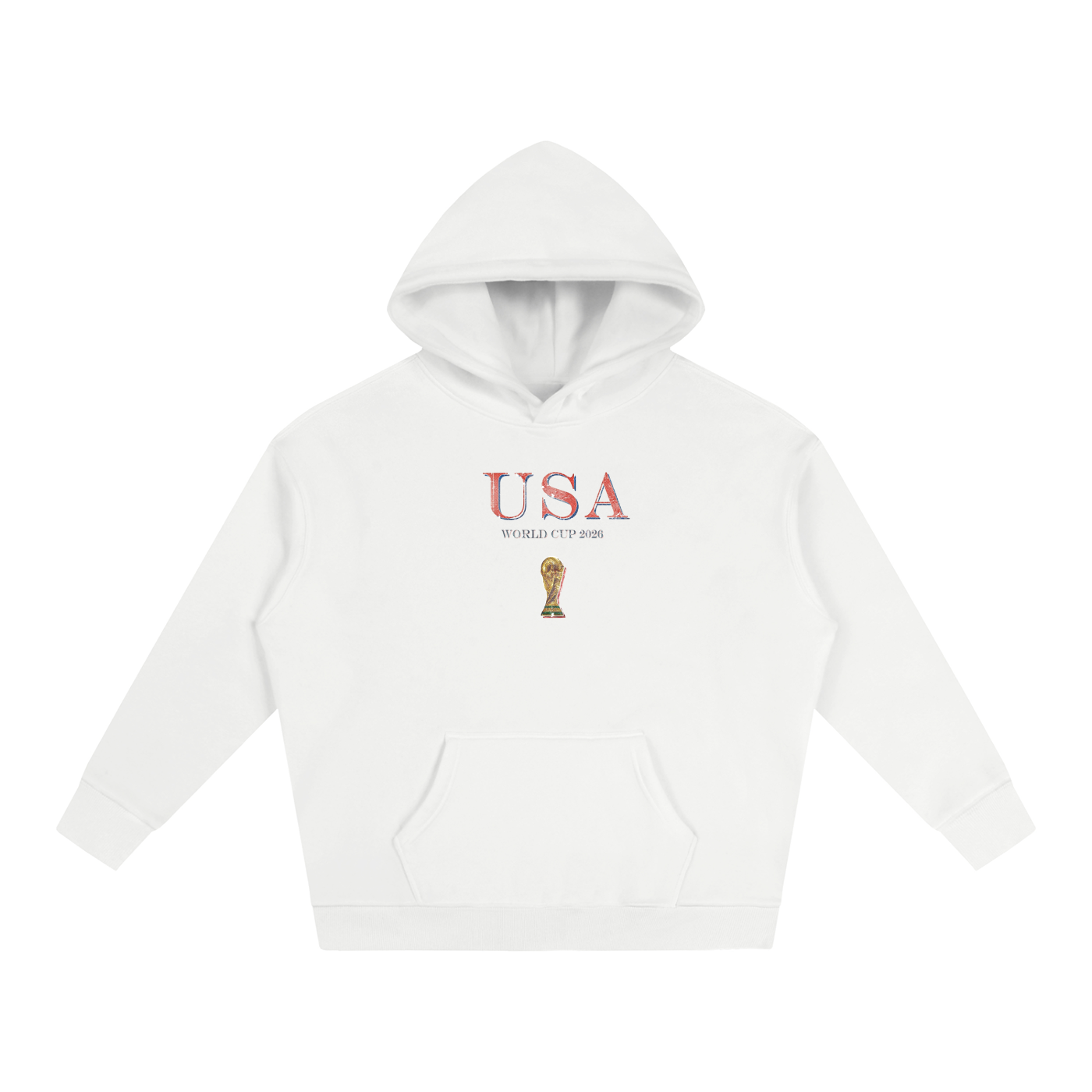 Vintage USA World Cup Oversize Fleeced Hoodie