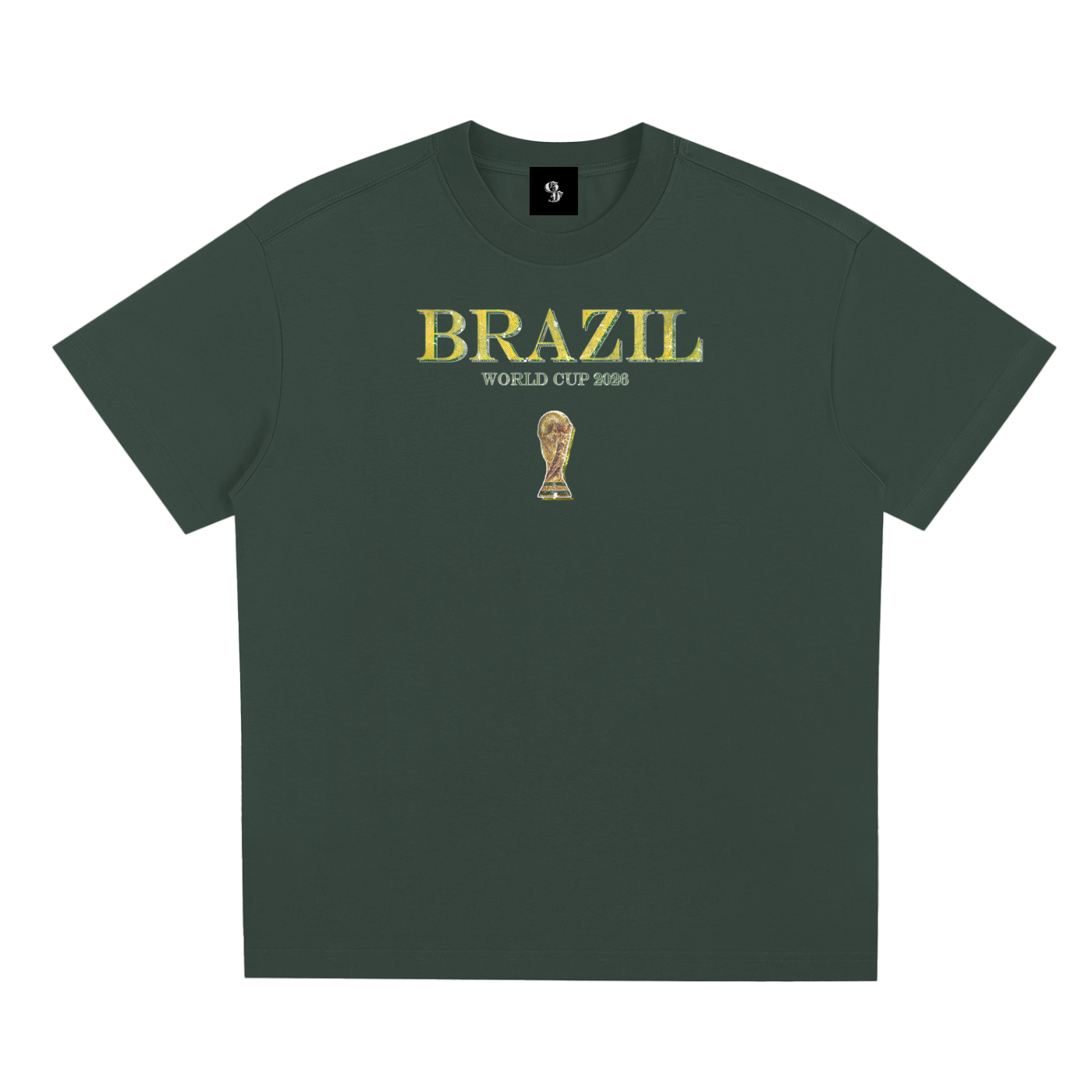 Vintage Brazil World Cup Sorona Quick-Dry Cooling T-Shirt