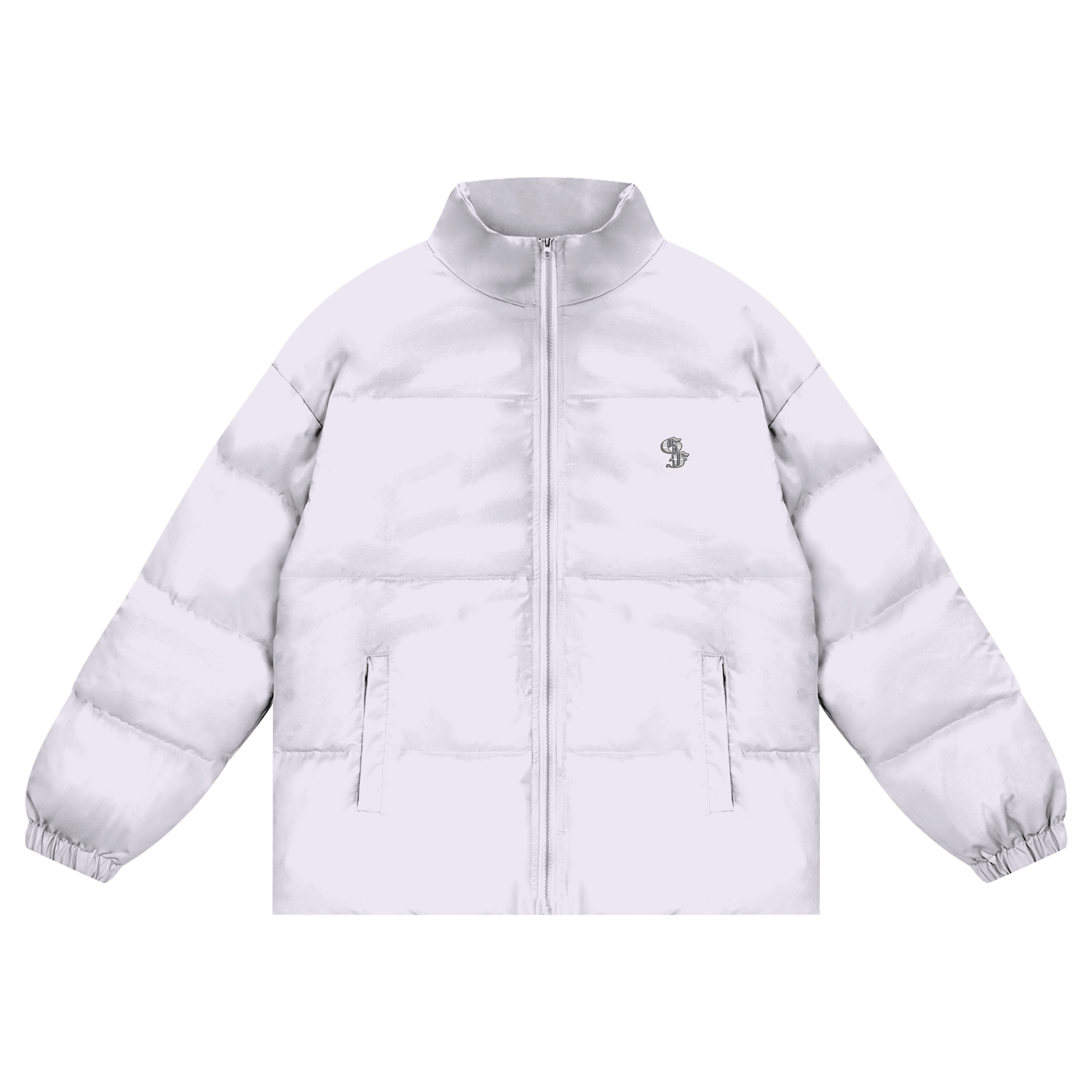 Vintage Graphic Footy Unisex Zipper Puffer Coat