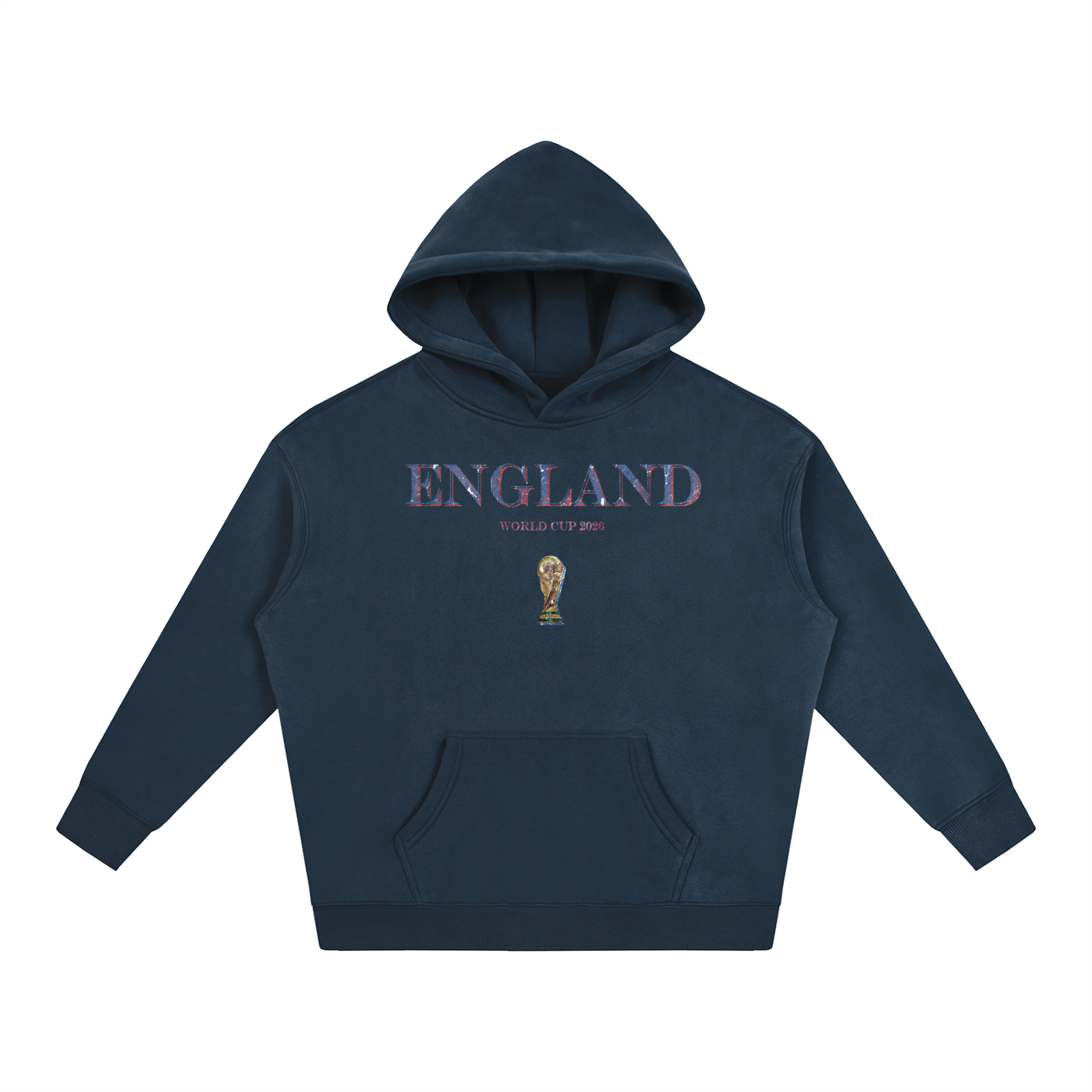 Vintage England World Cup Oversize Fleeced Hoodie