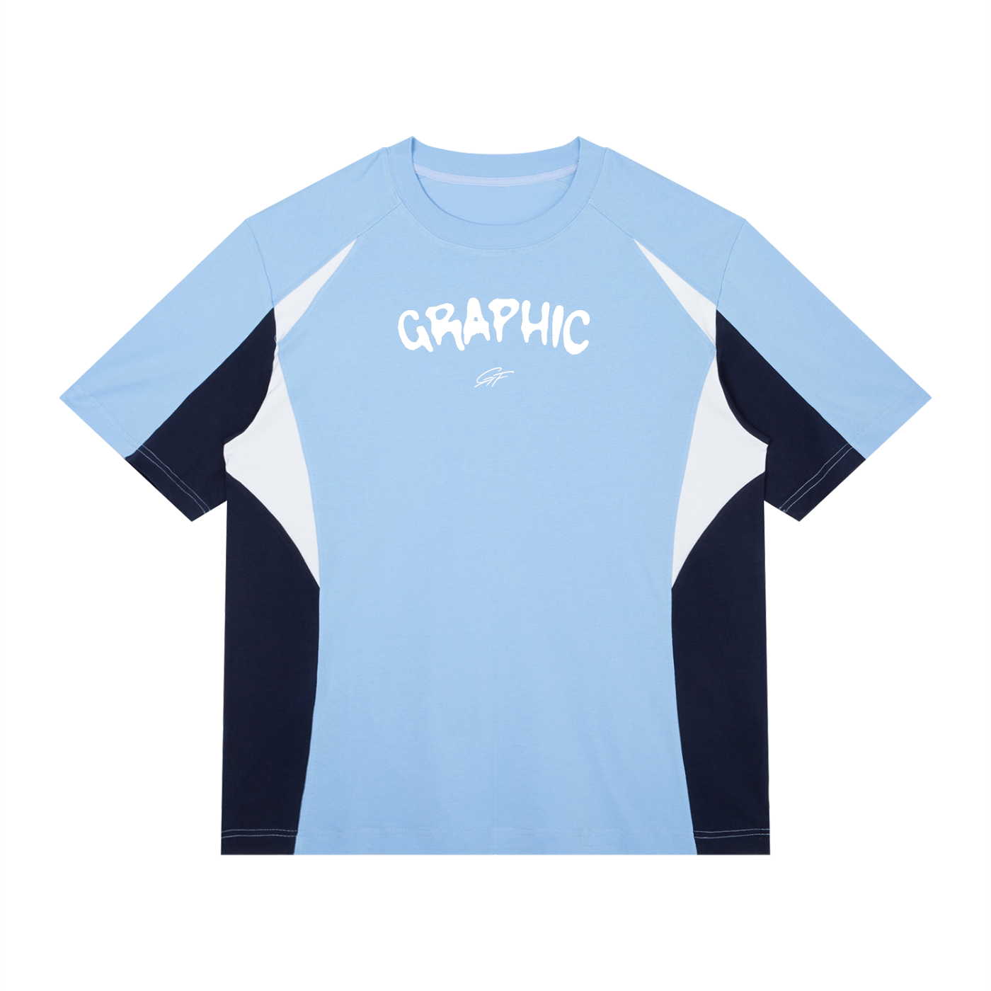Graphic Footy Color Block Raglan T-Shirt
