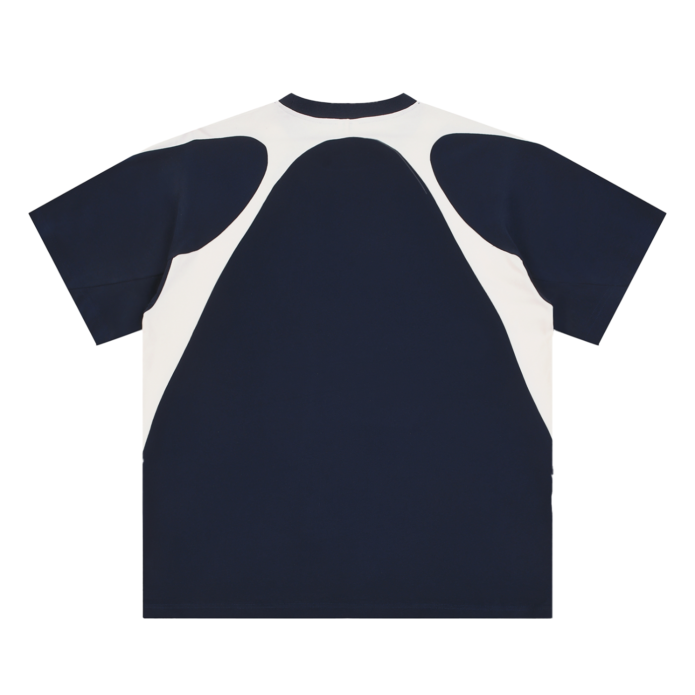 Graphic Footy Contrast Panel Cotton T-Shirt