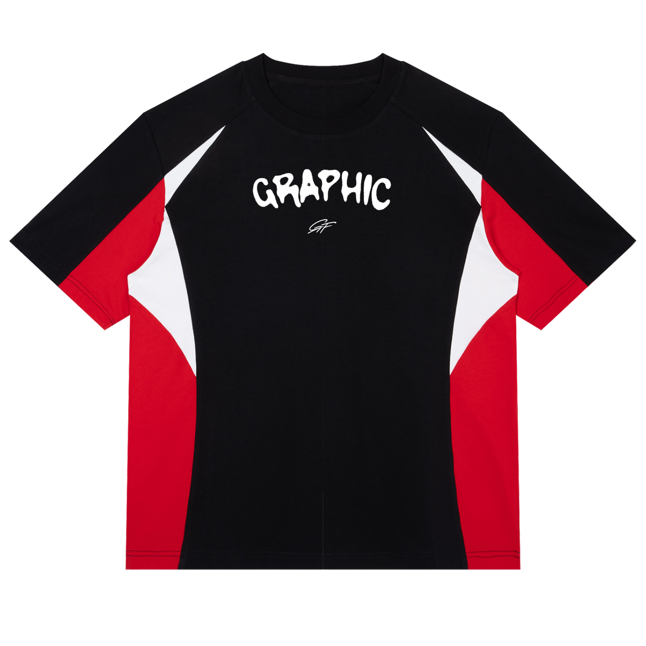 Graphic Footy Color Block Raglan T-Shirt