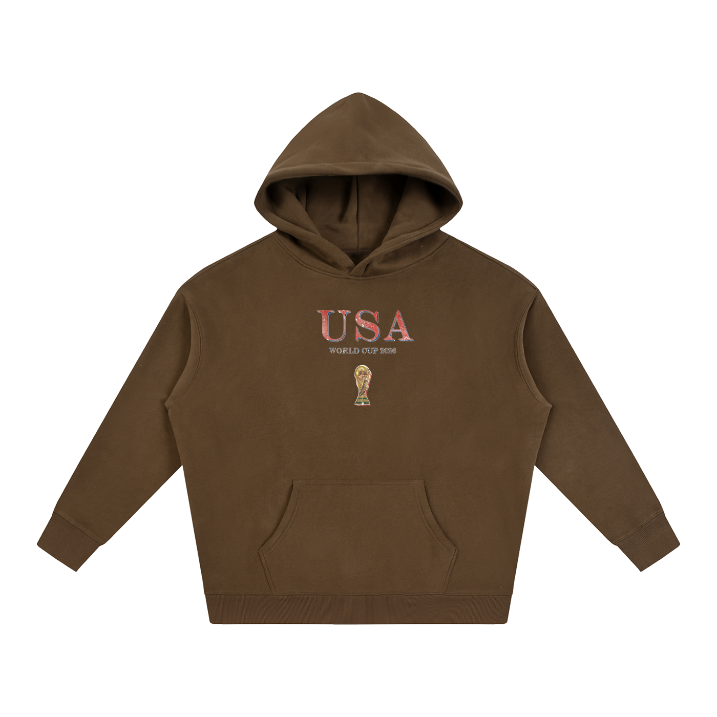 Vintage USA World Cup Oversize Fleeced Hoodie