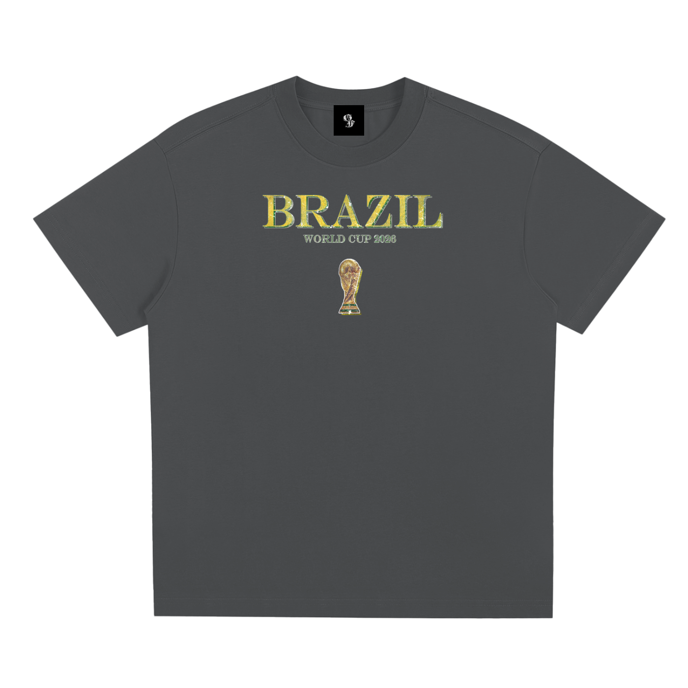 Vintage Brazil World Cup Sorona Quick-Dry Cooling T-Shirt