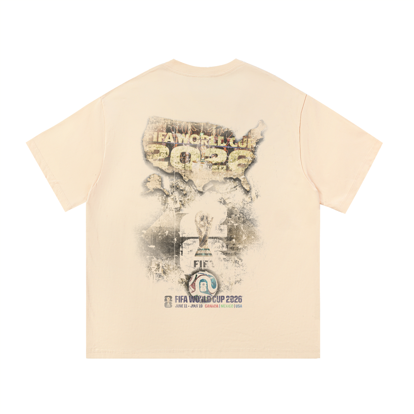 Vintage 2026 World Cup Essential Cotton T-Shirt