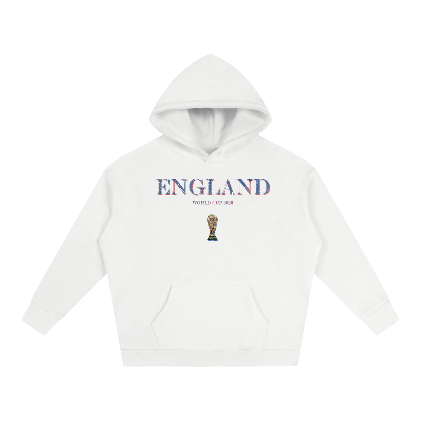 Vintage England World Cup Oversize Fleeced Hoodie