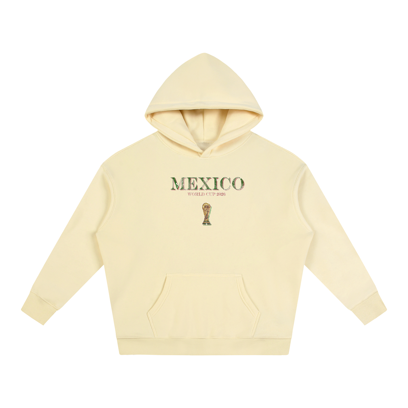 Vintage Mexico World Cup Oversize Fleeced Hoodie