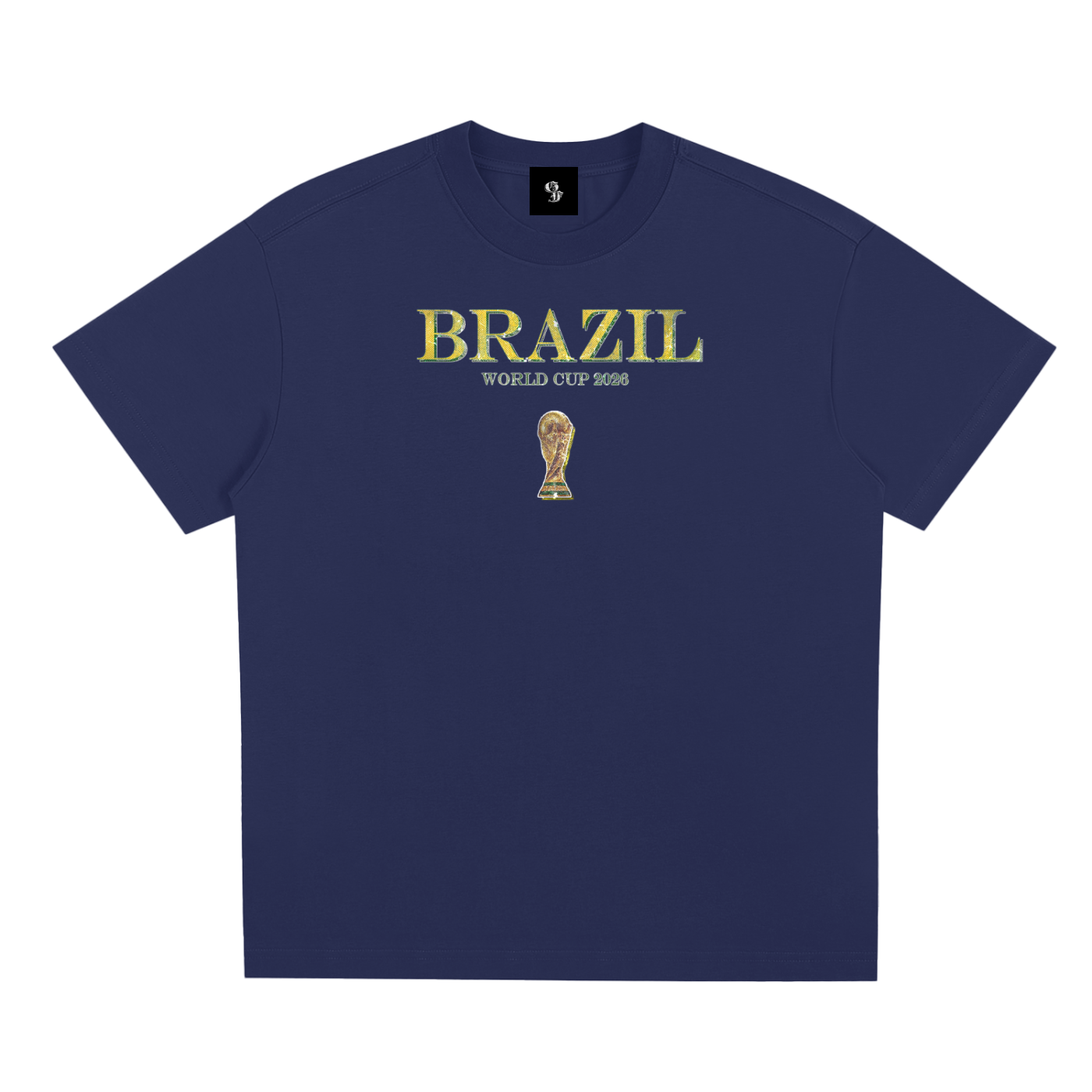 Vintage Brazil World Cup Sorona Quick-Dry Cooling T-Shirt