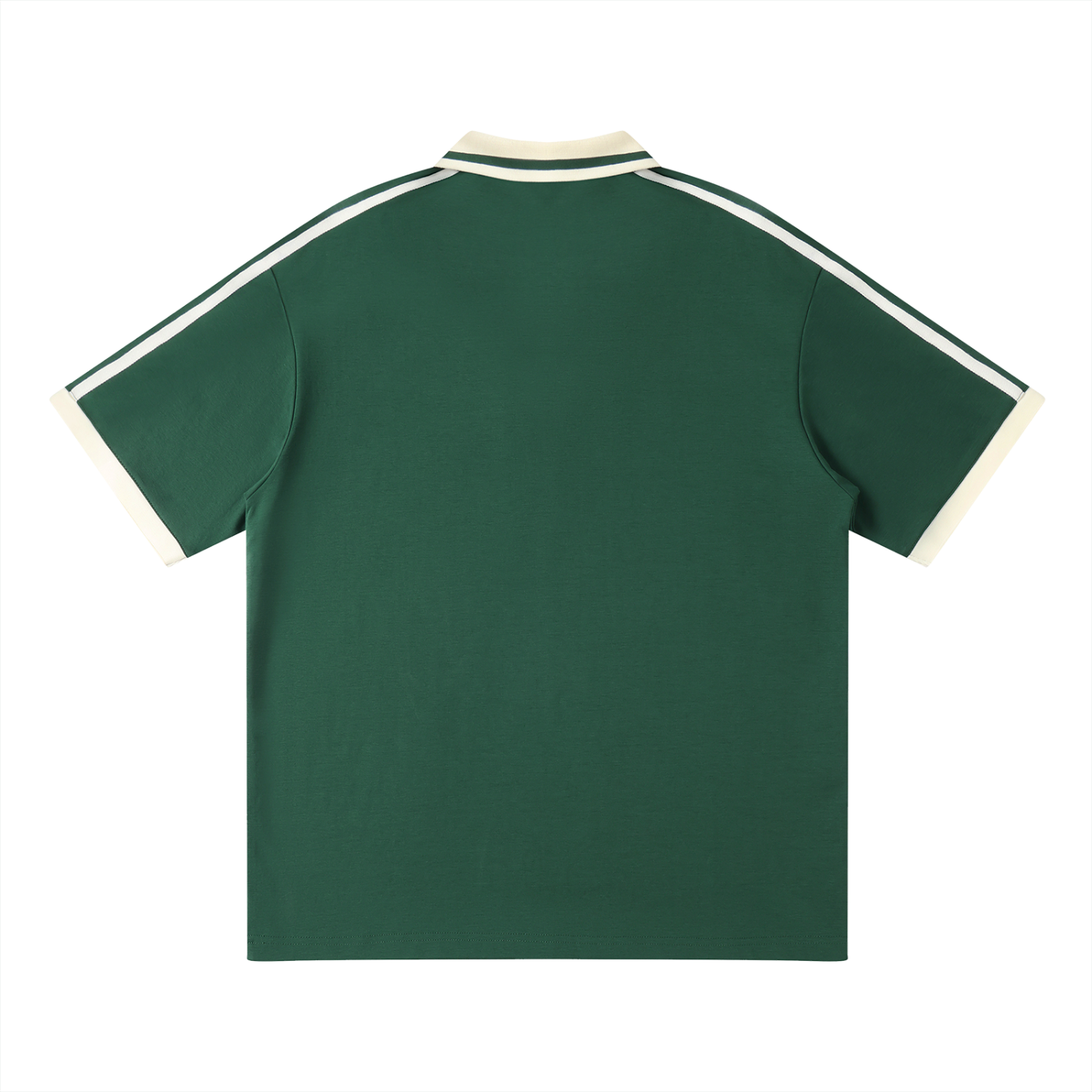 Vintage Graphic Footy Unisex Contrast Piping Polo Shirt