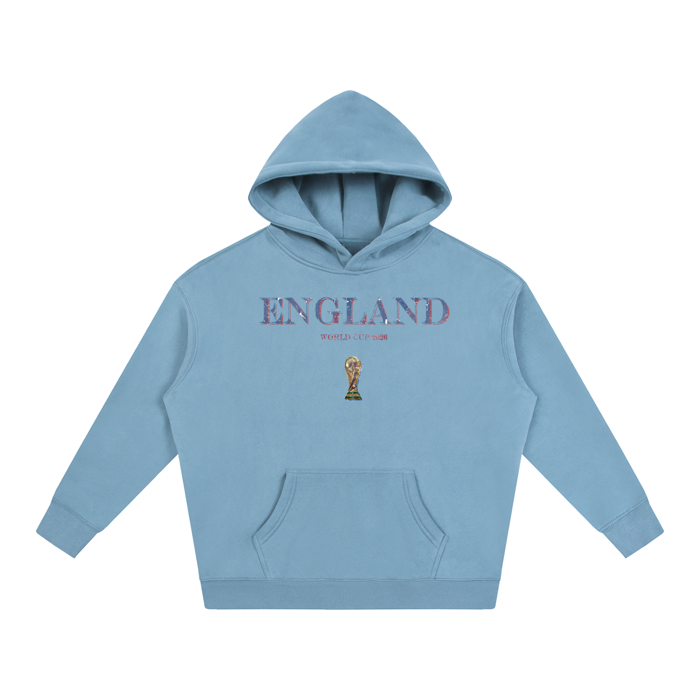 Vintage England World Cup Oversize Fleeced Hoodie