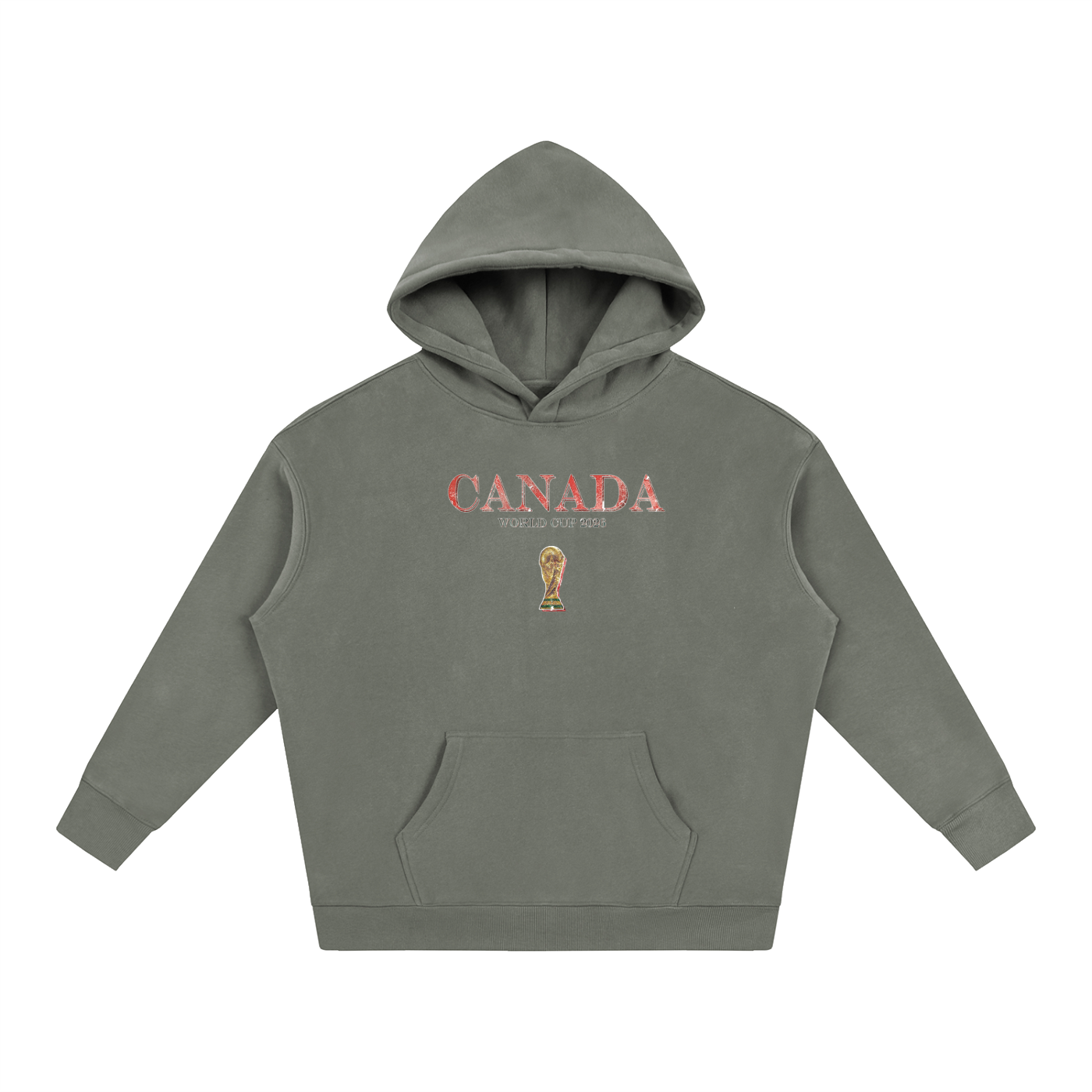 Vintage Canada World Cup Oversize Fleeced Hoodie