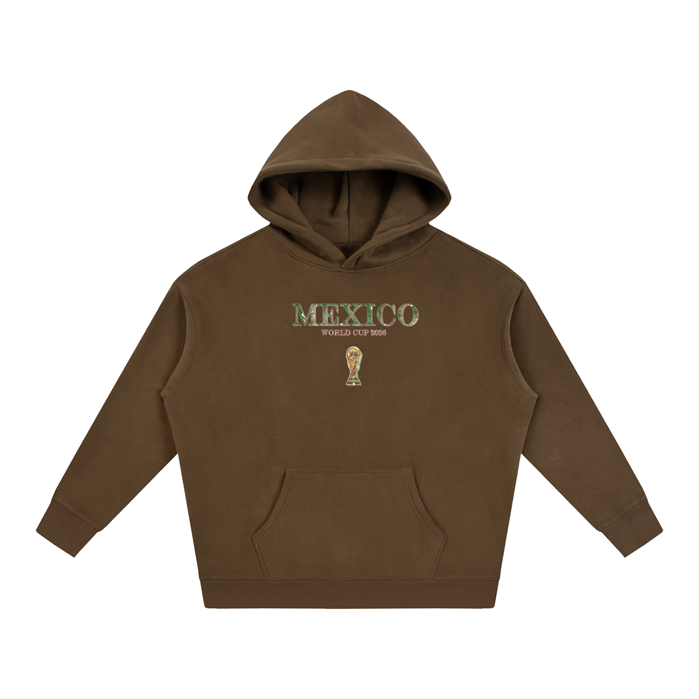 Vintage Mexico World Cup Oversize Fleeced Hoodie