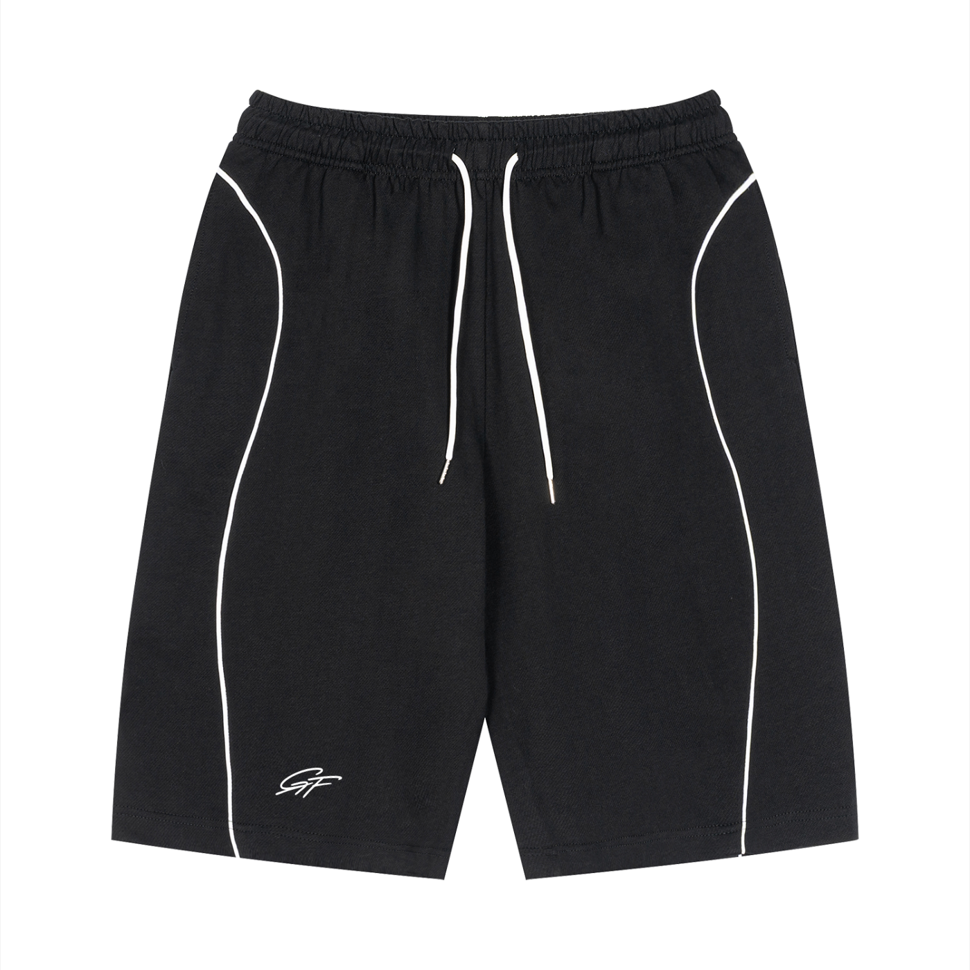 Graphic Footy Unisex Piping Drawstring Shorts
