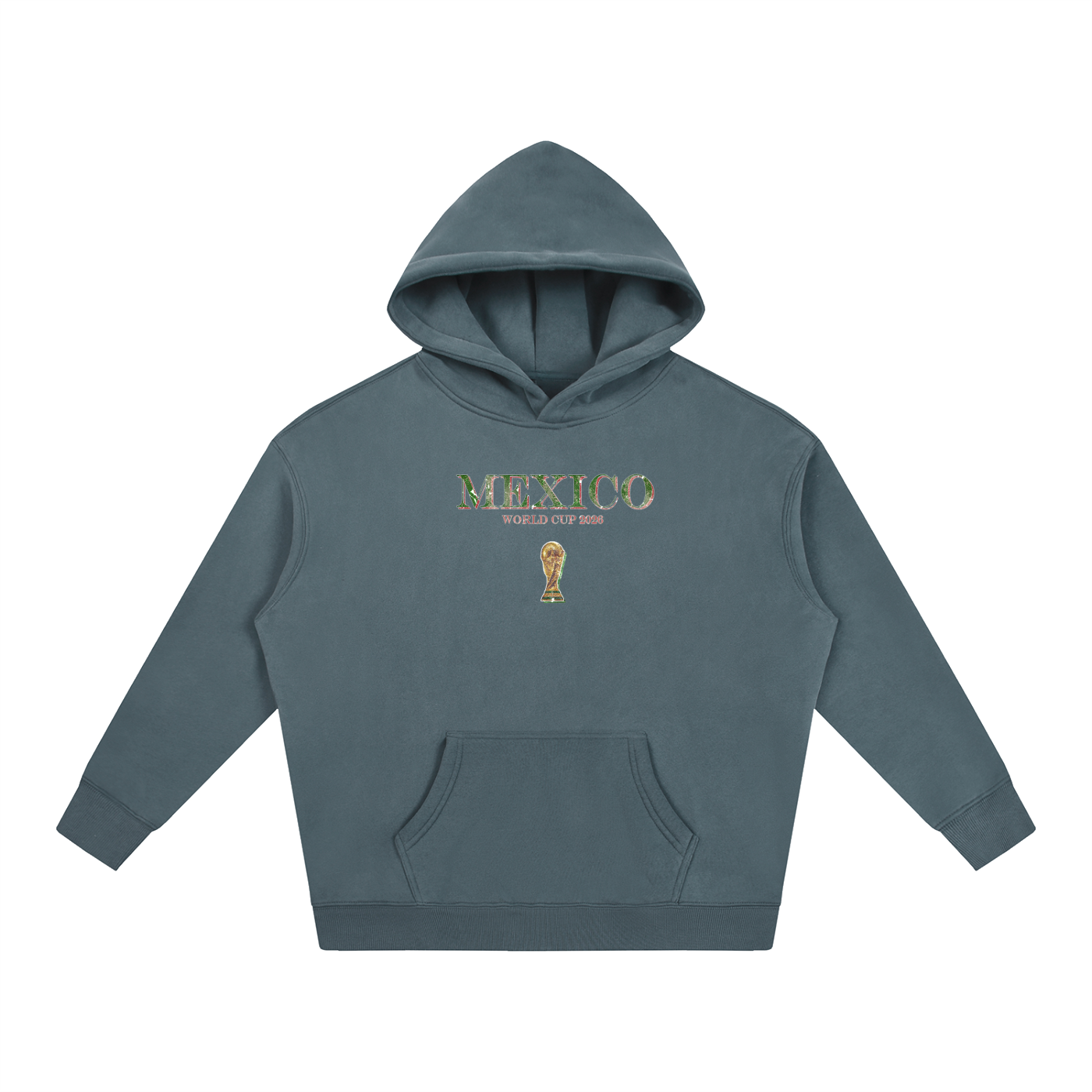 Vintage Mexico World Cup Oversize Fleeced Hoodie