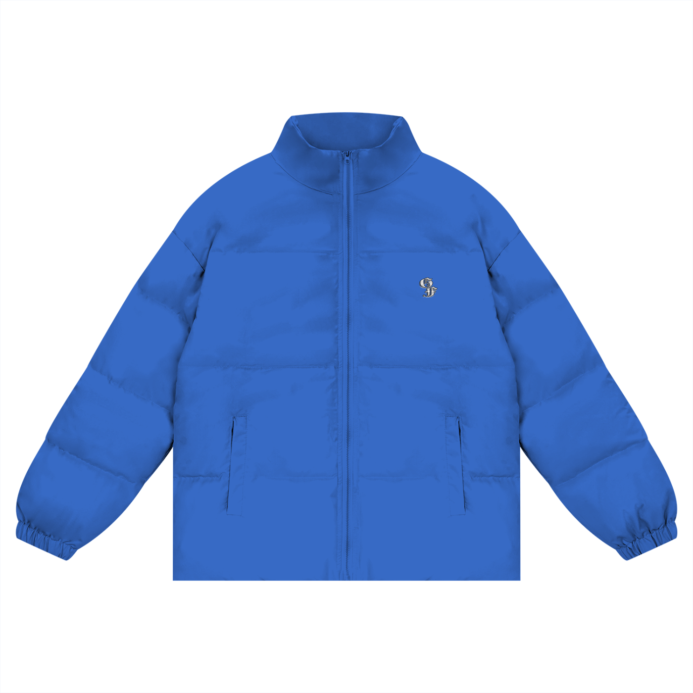 Vintage Graphic Footy Unisex Zipper Puffer Coat