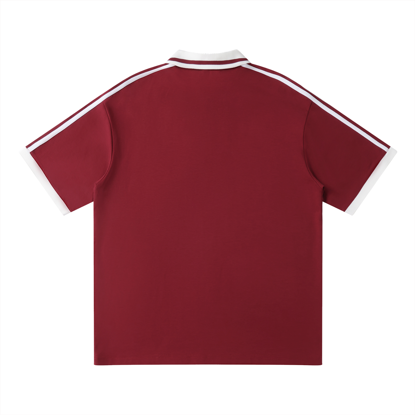 Vintage Graphic Footy Unisex Contrast Piping Polo Shirt