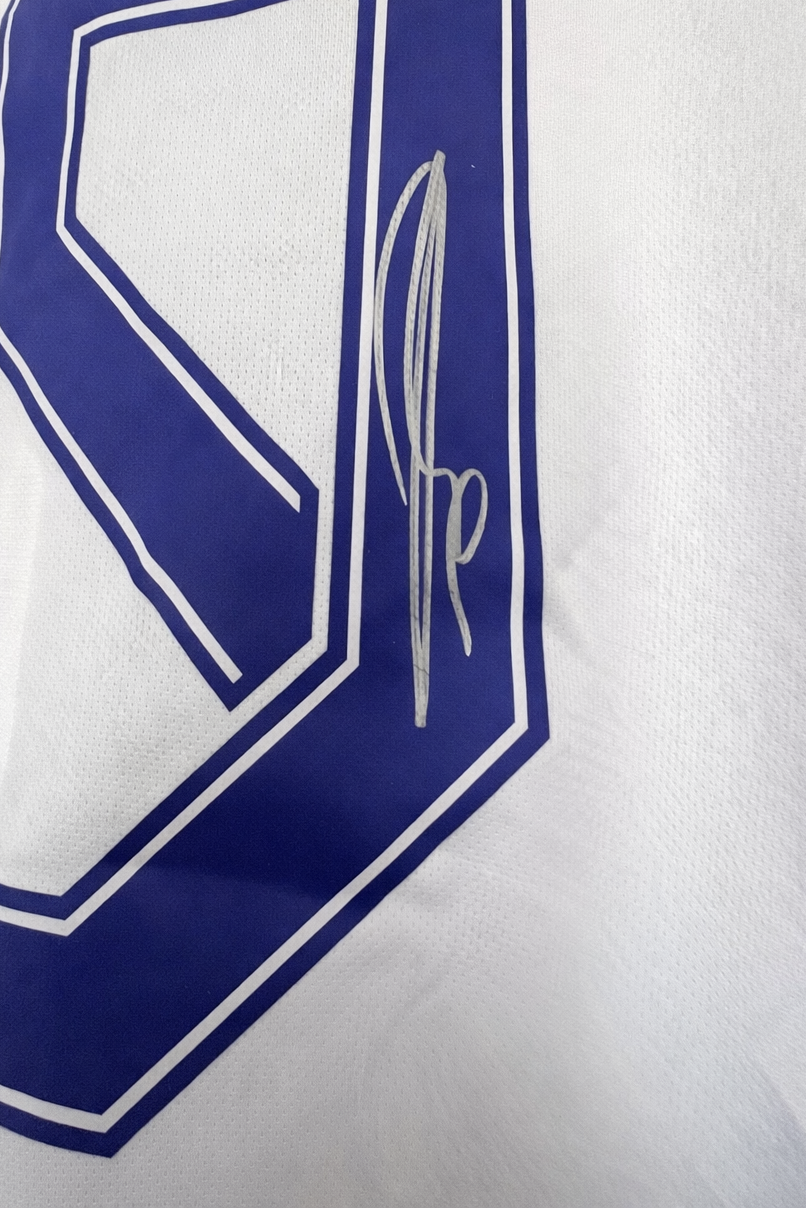 Karim Benzema Signed 21/22 Real Madrid UCL Final Jersey Adidas Beckett Witness - Size XL