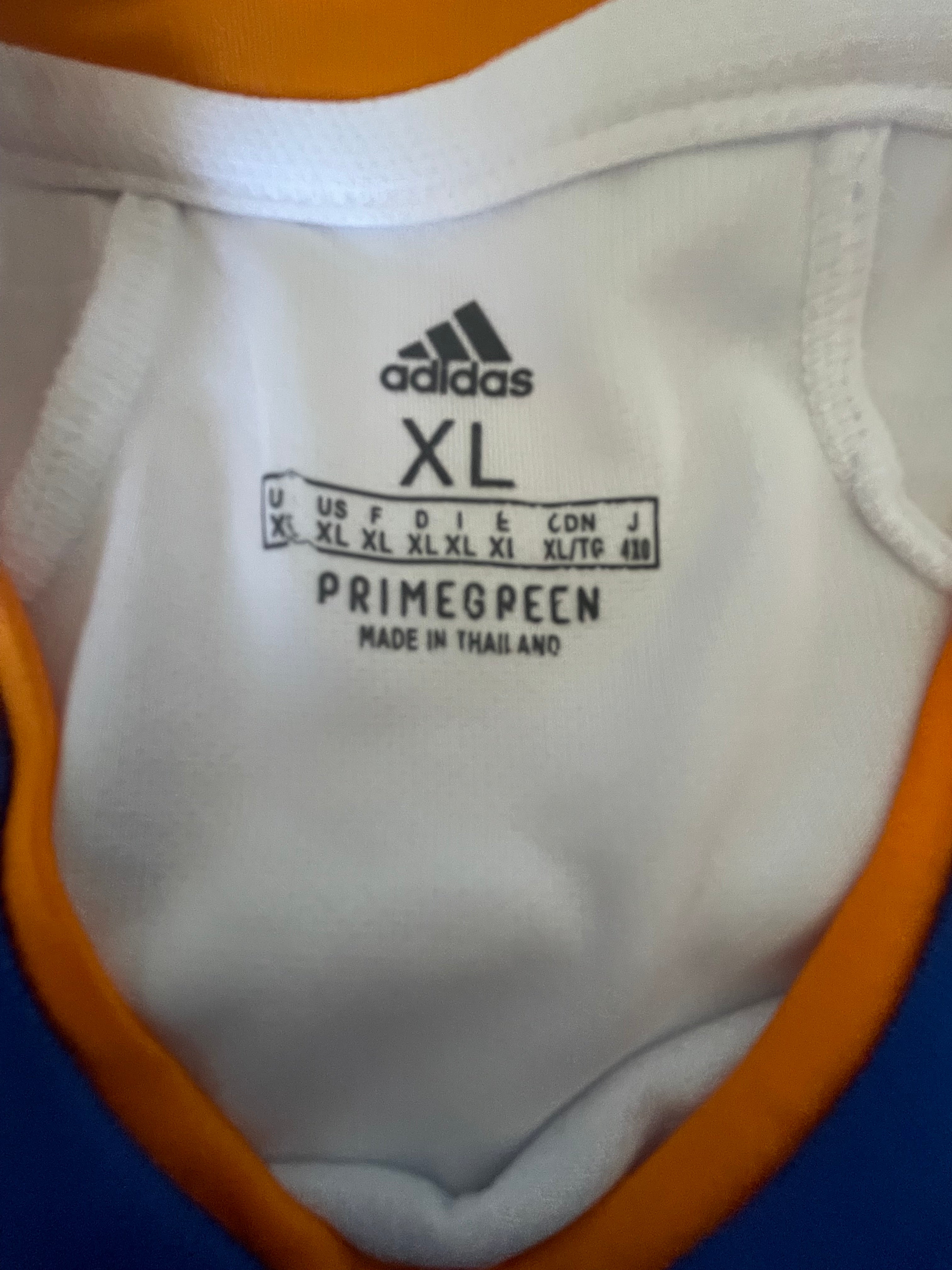 Karim Benzema Signed 21/22 Real Madrid UCL Final Jersey Adidas Beckett Witness - Size XL