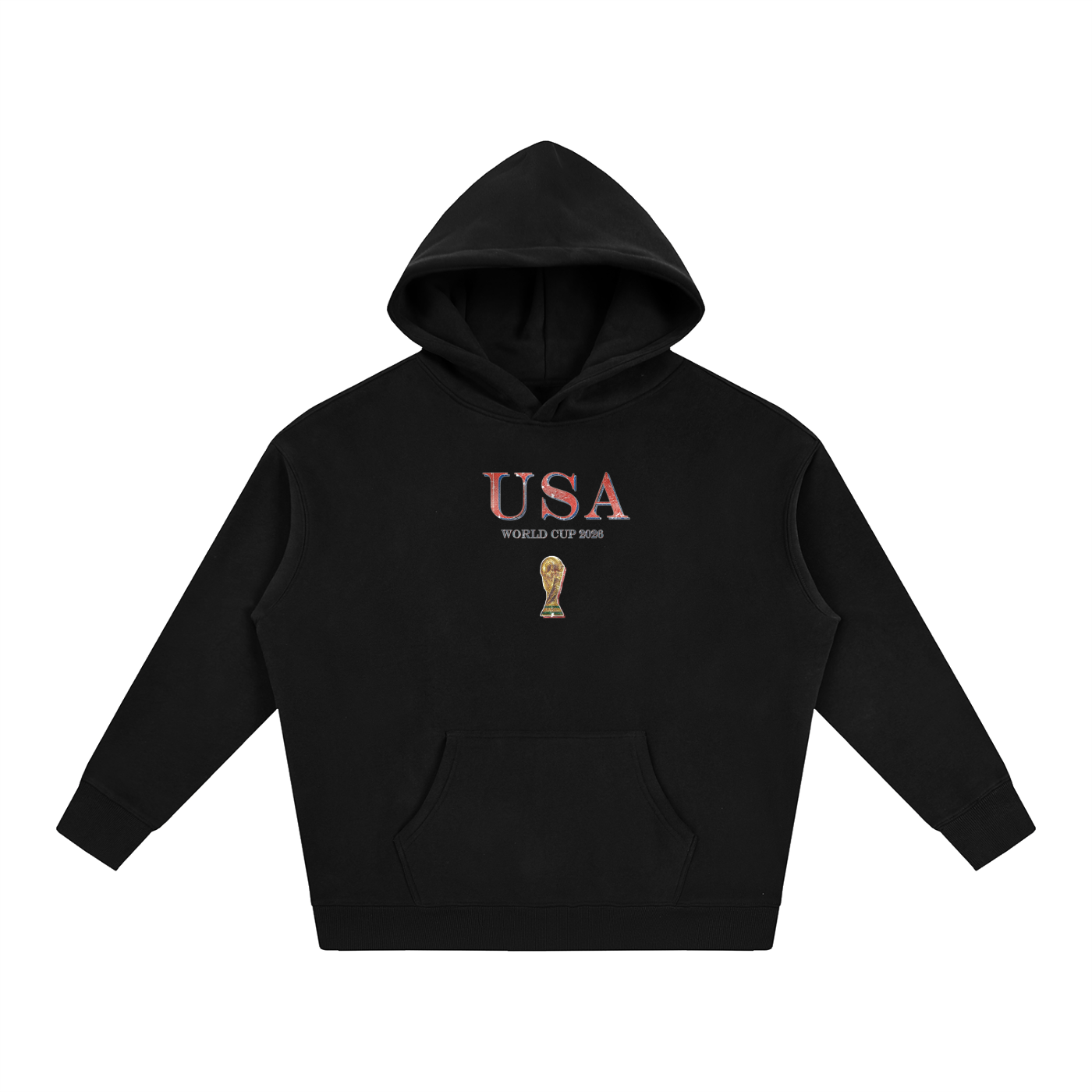 Vintage USA World Cup Oversize Fleeced Hoodie