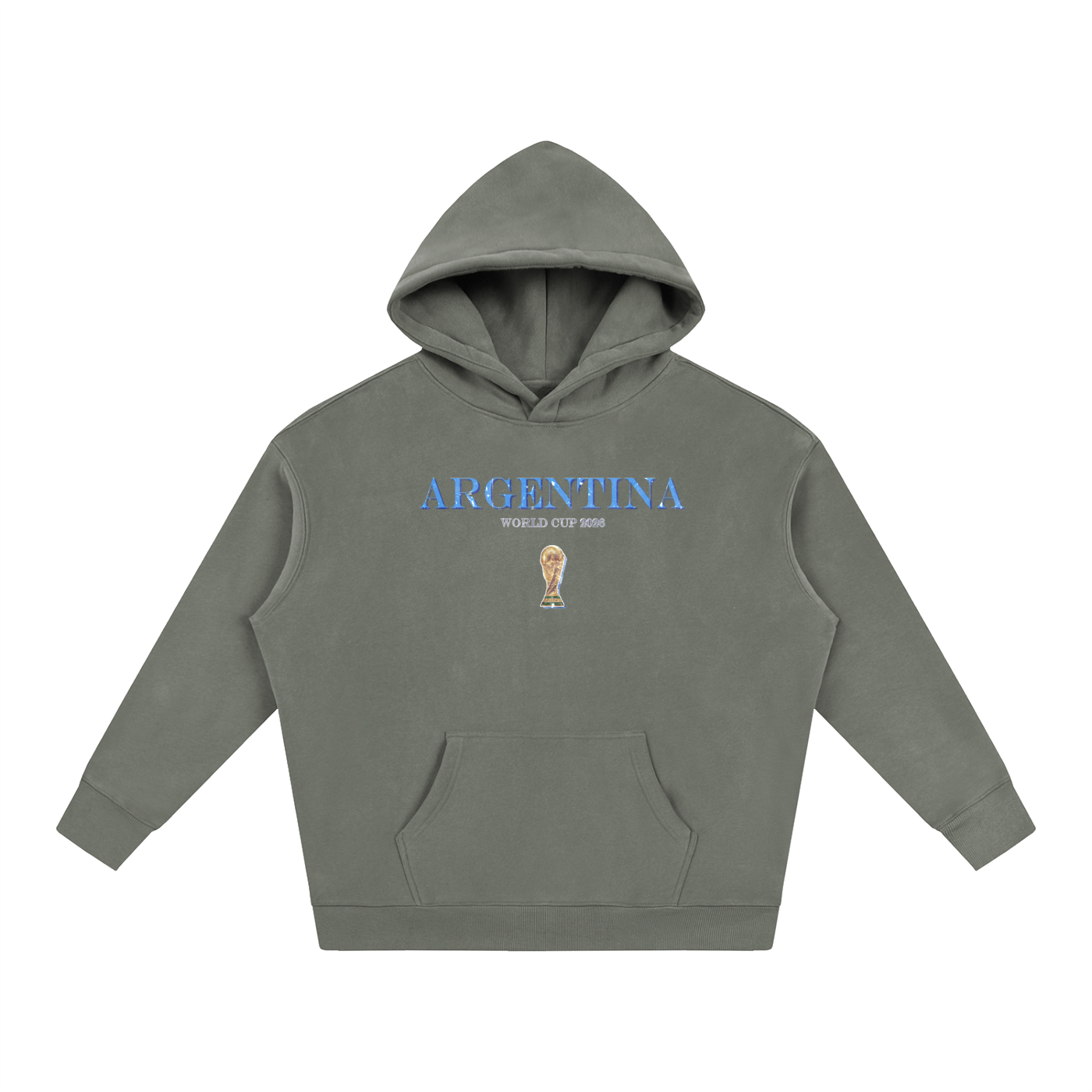 Argentina Oversize Fleeced Hoodie