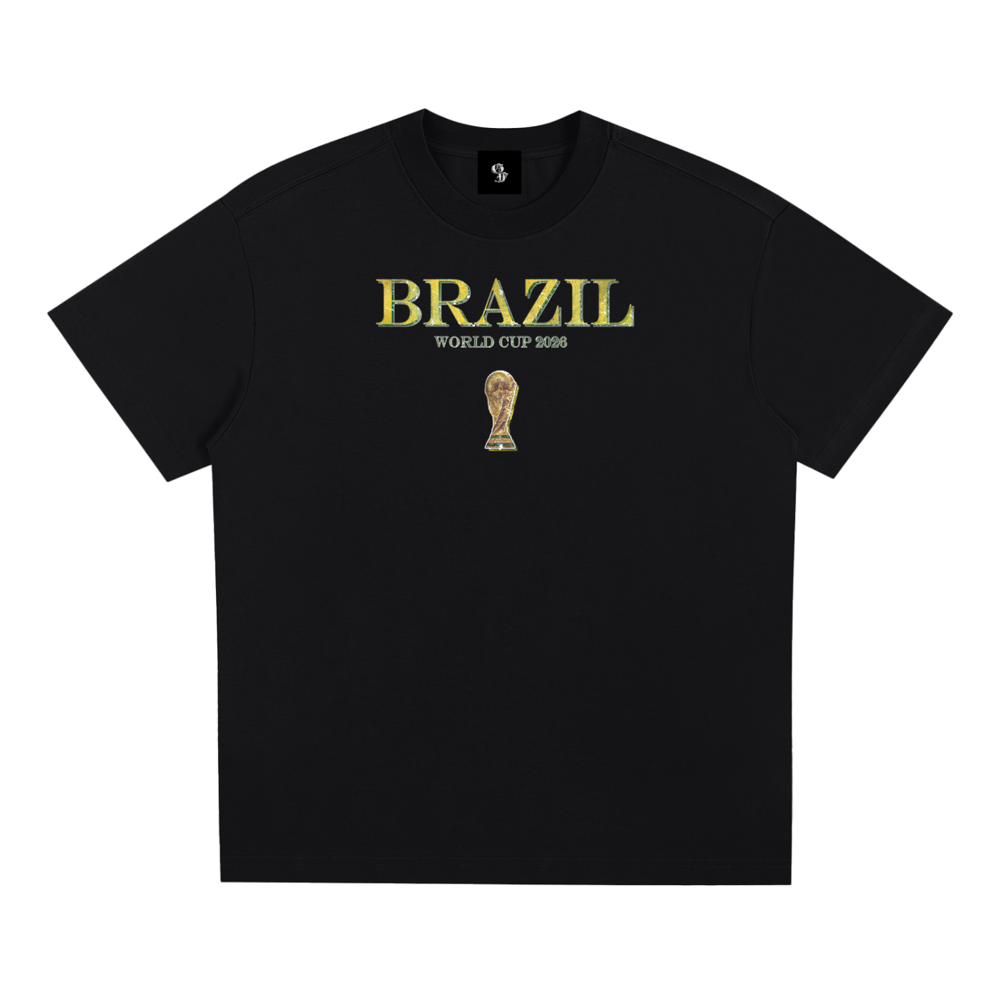 Vintage Brazil World Cup Sorona Quick-Dry Cooling T-Shirt