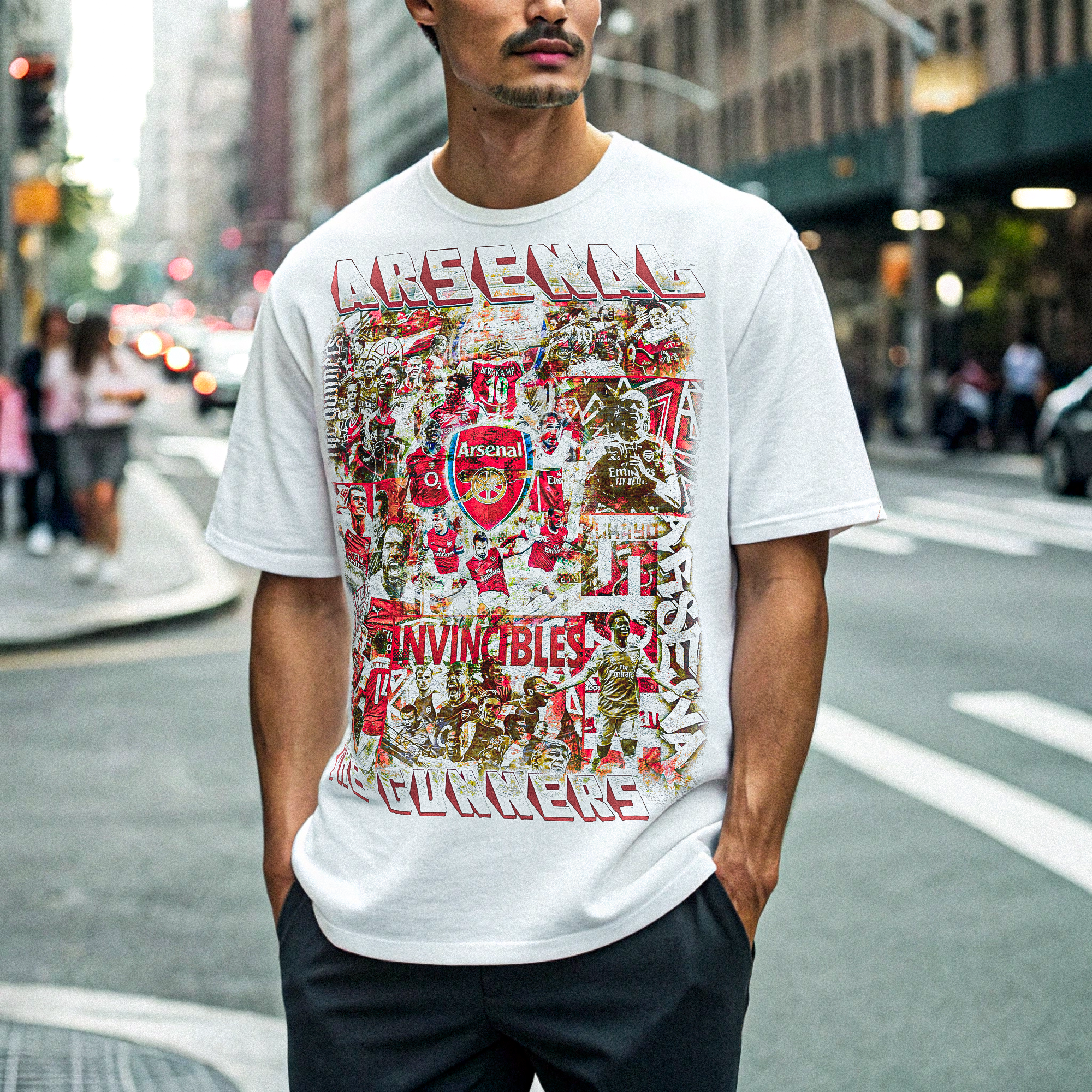 Vintage Arsenal FC Essential Heavyweight Cotton T-Shirt