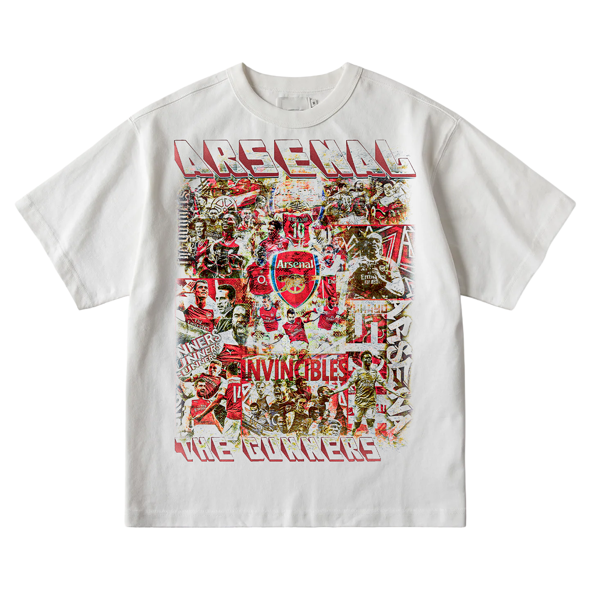 Vintage Arsenal FC Essential Heavyweight Cotton T-Shirt