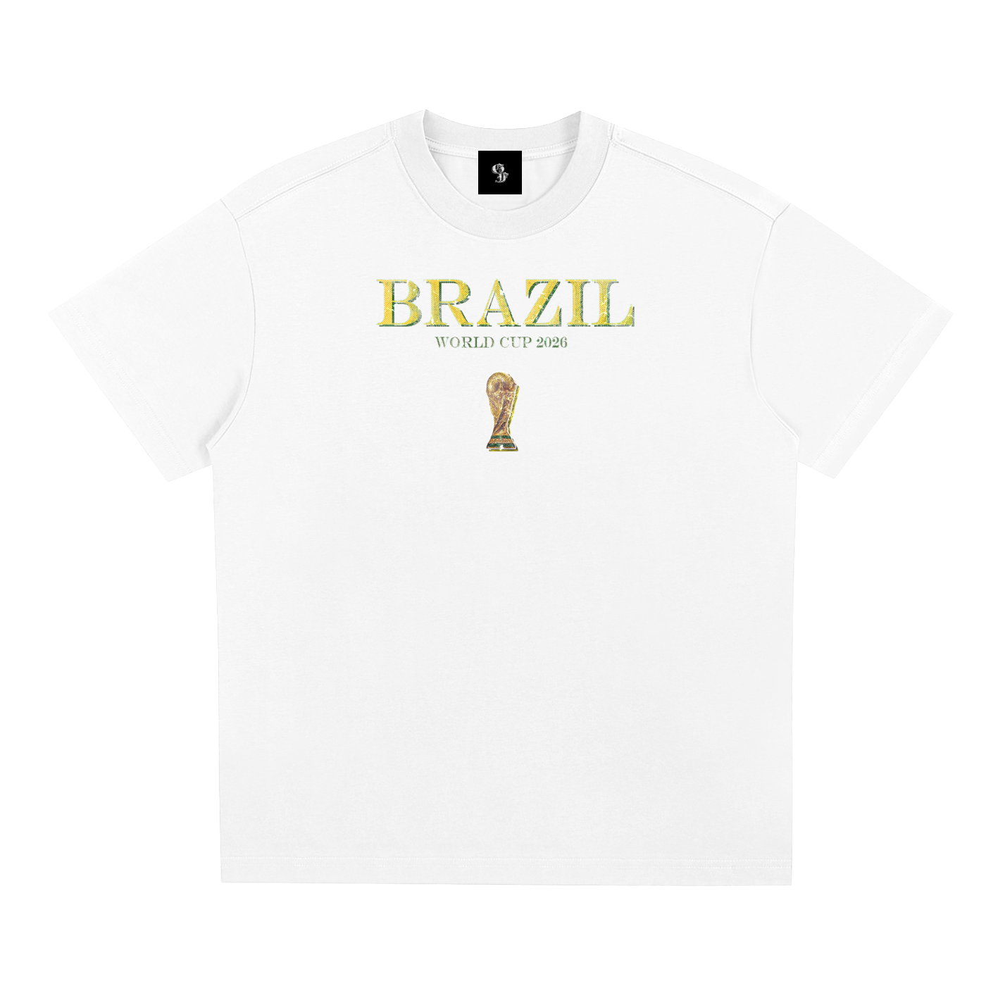 Vintage Brazil World Cup Sorona Quick-Dry Cooling T-Shirt