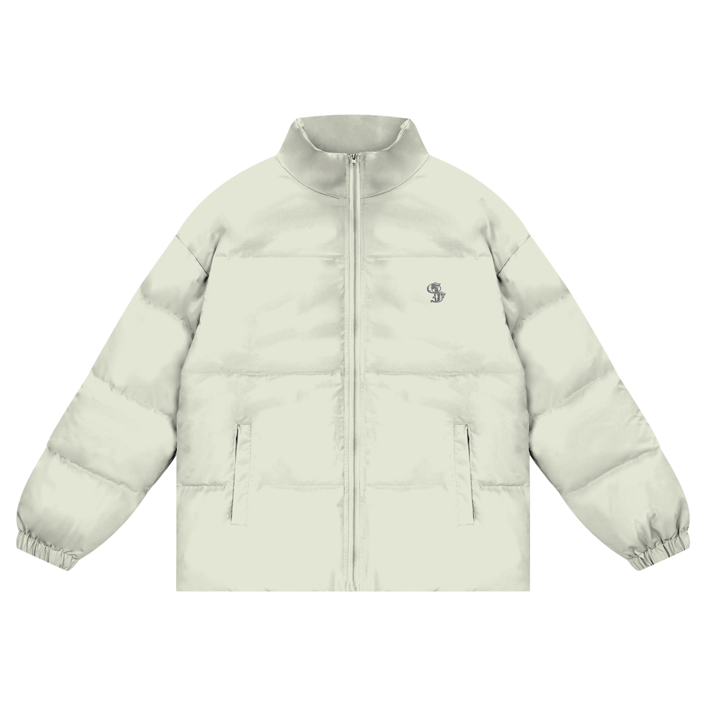 Vintage Graphic Footy Unisex Zipper Puffer Coat
