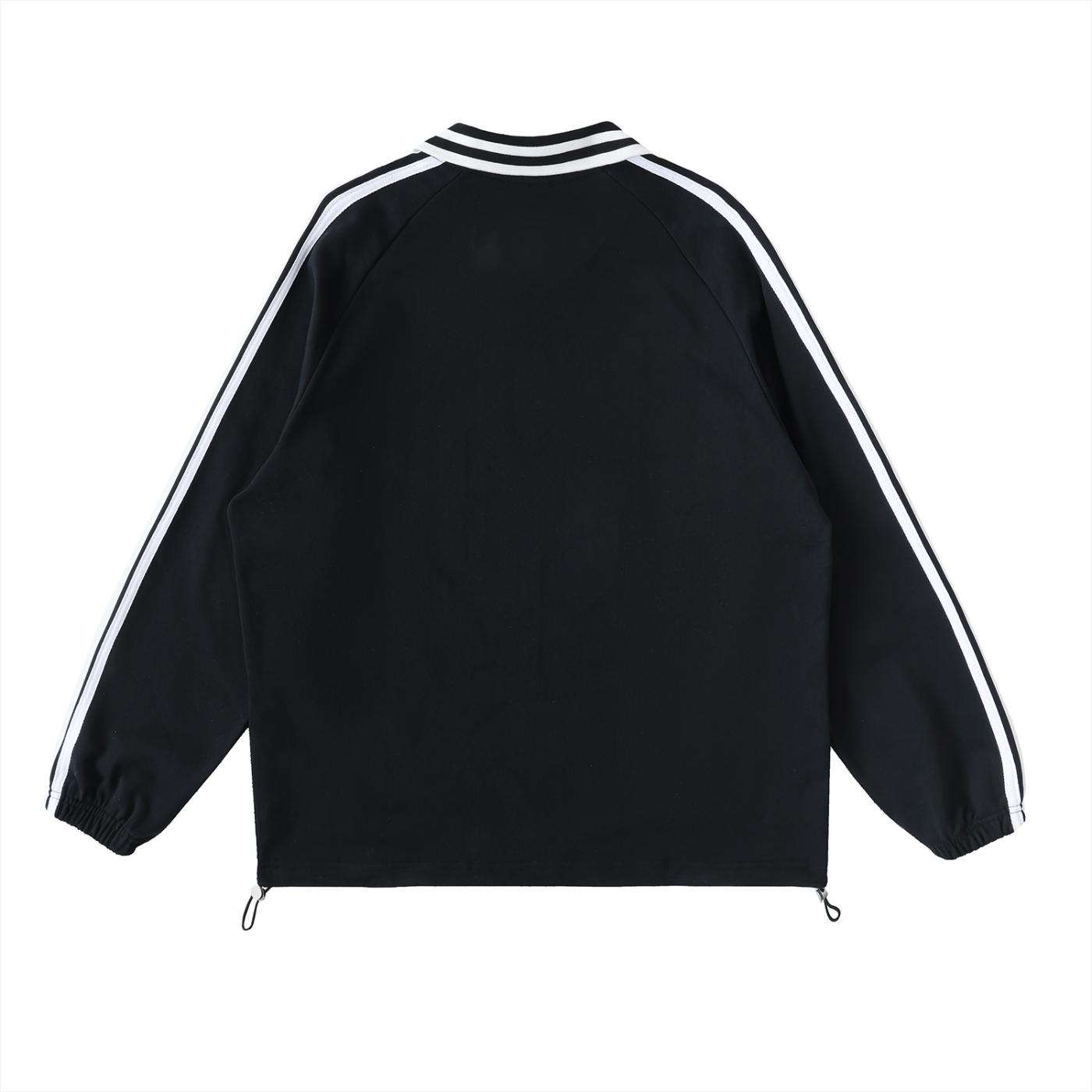 Vintage Germany World Cup Contrast Striped Lapel Collar Sweatshirt