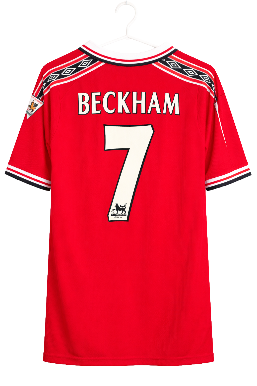 David Beckham #7 Manchester United 1998-1999 Umbro Home Retro Jersey - Size Large - Brand New