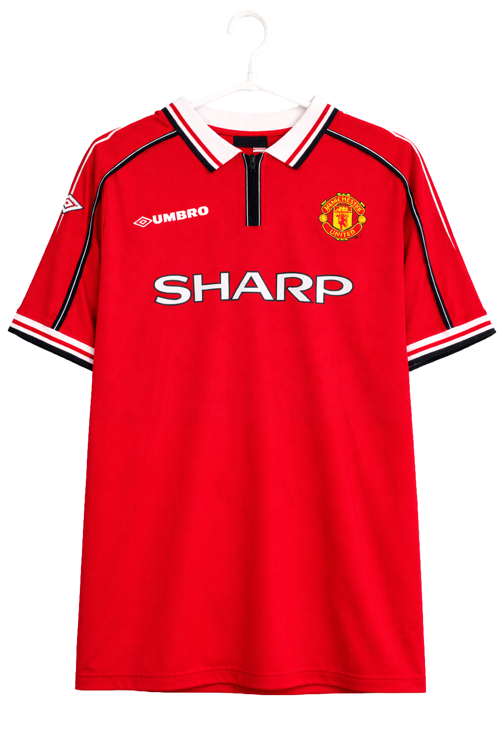 David Beckham #7 Manchester United 1998-1999 Umbro Home Retro Jersey - Size Large - Brand New