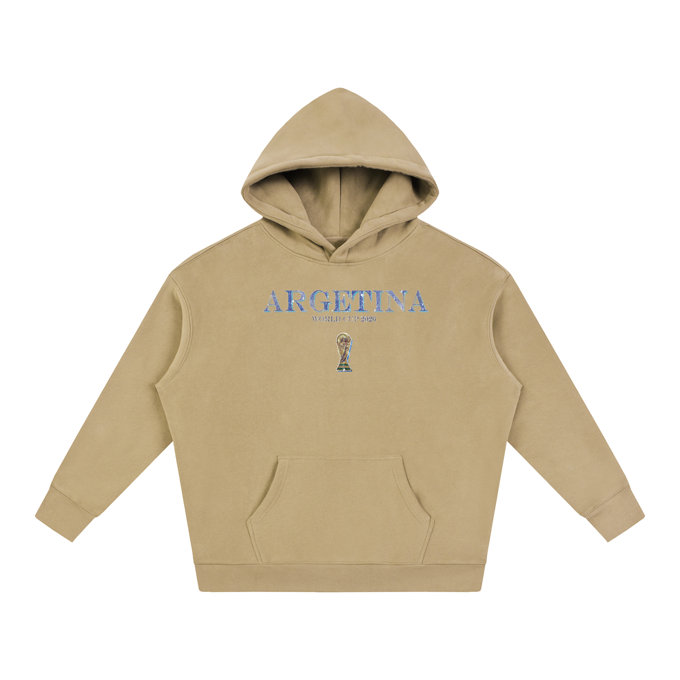 Vintage Argentina World Cup Oversize Fleeced Hoodie