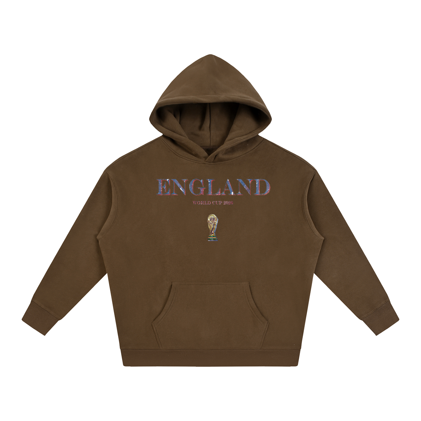 Vintage England World Cup Oversize Fleeced Hoodie