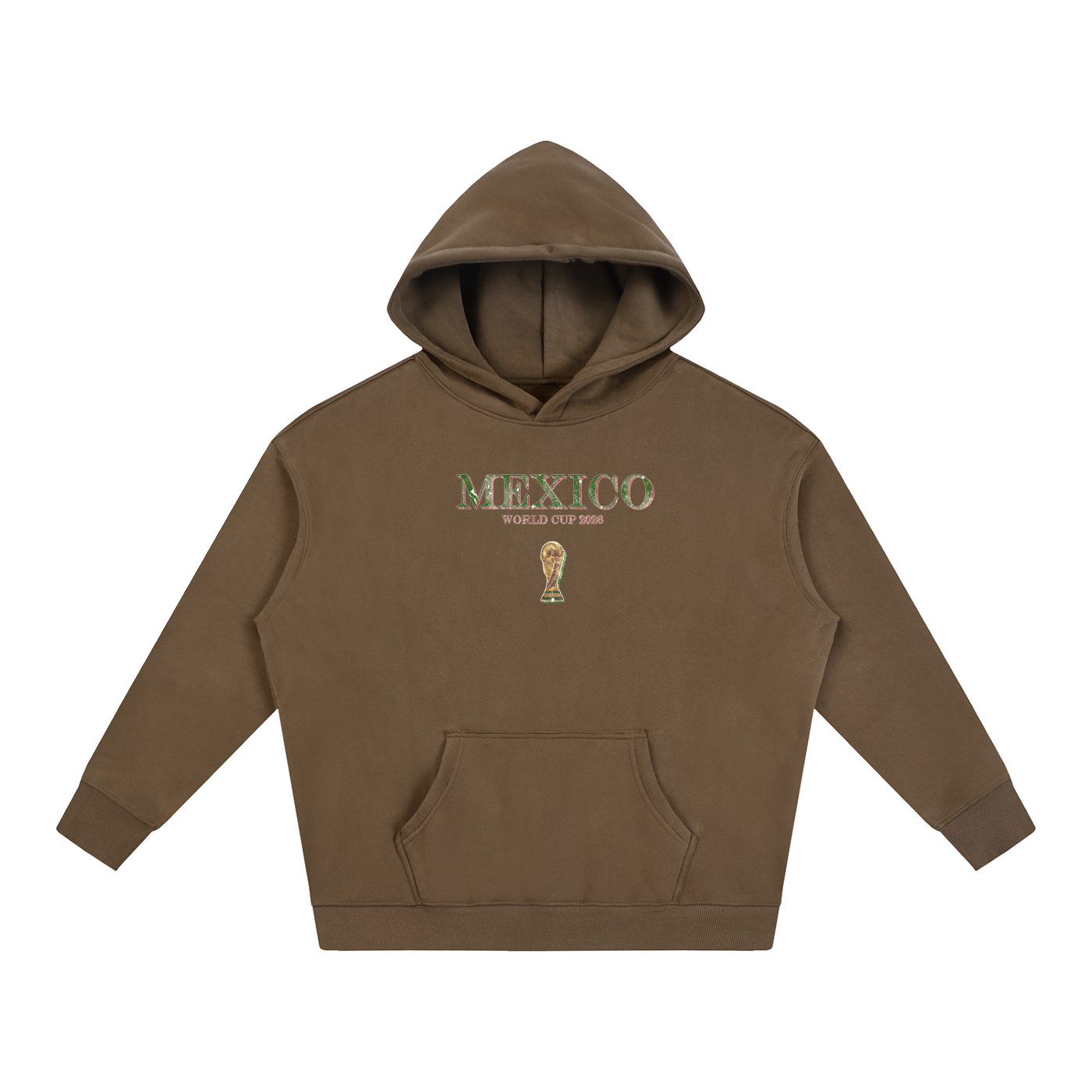 Vintage Mexico World Cup Oversize Fleeced Hoodie