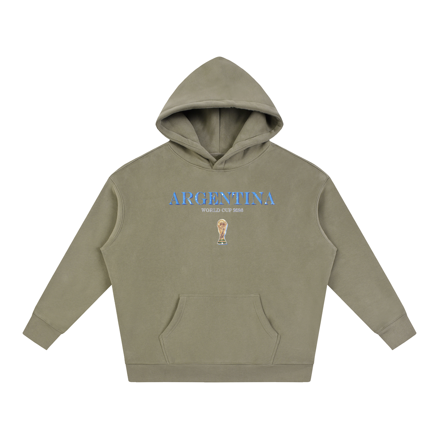Argentina Oversize Fleeced Hoodie