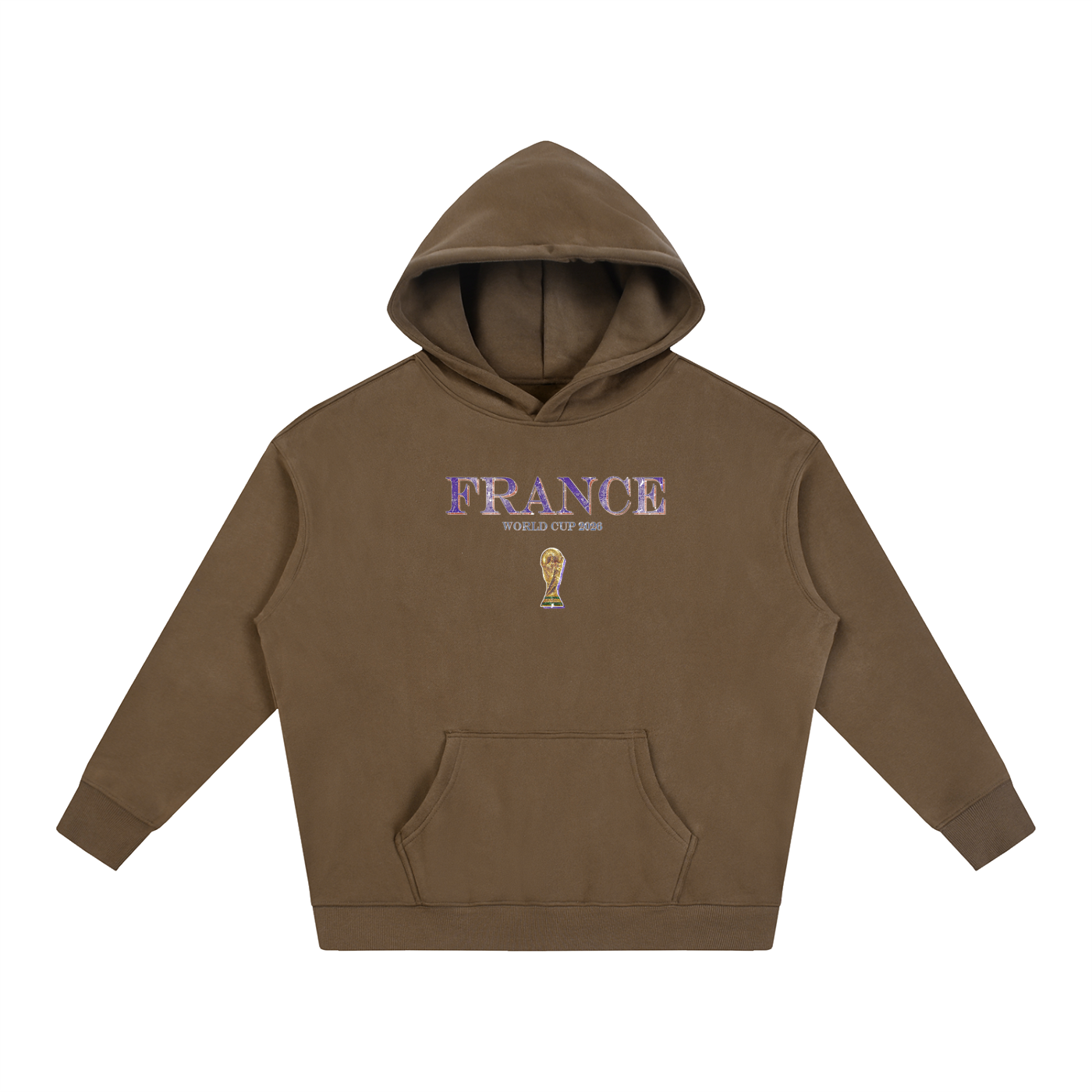 Vintage France World Cup Oversize Fleeced Hoodie